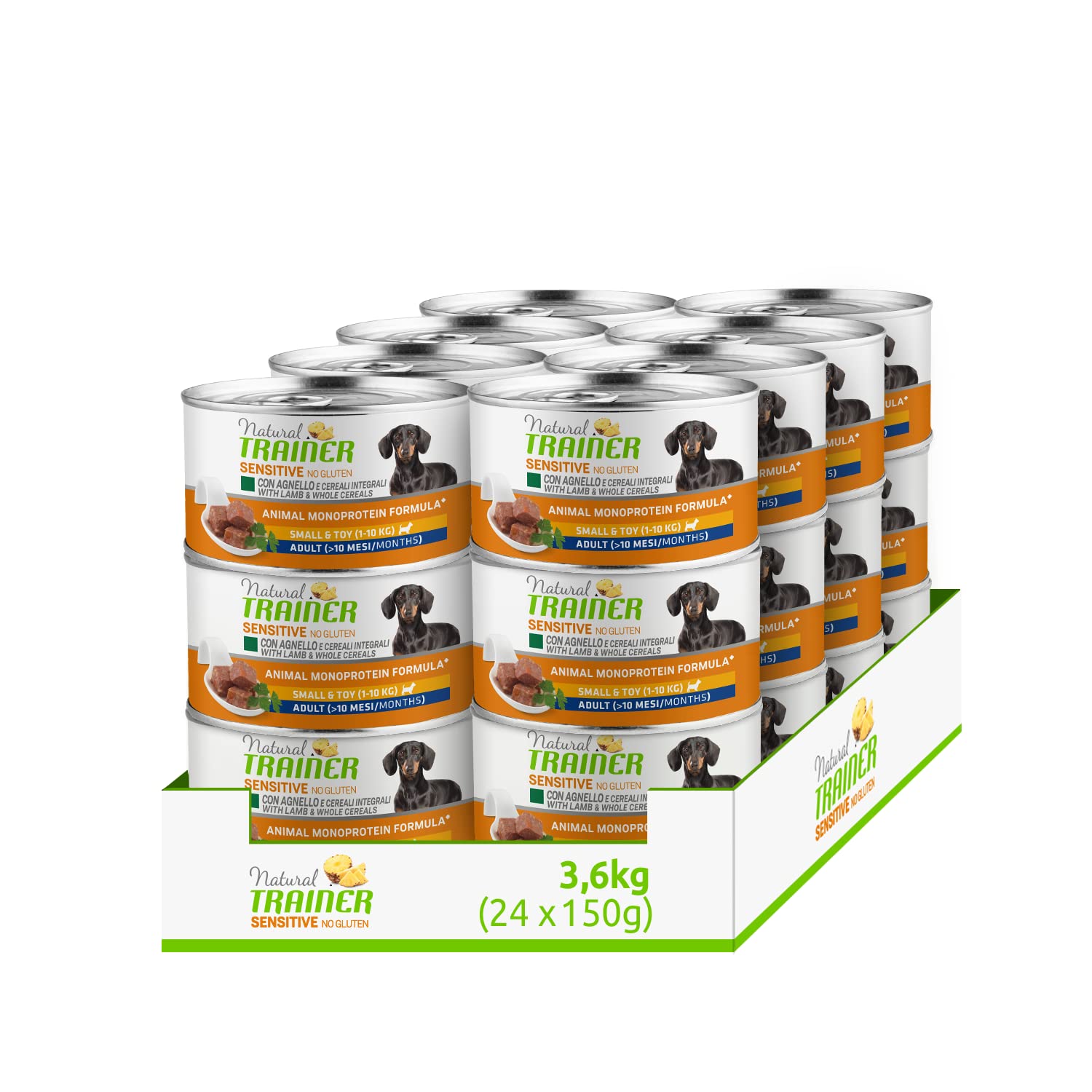 Natural Trainer Sensitive No Gluten Small & Toy - Agnello