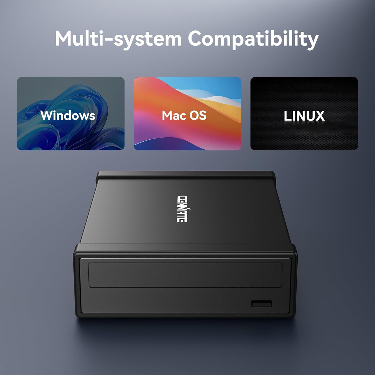 Case Esterno Alluminio per Unità Ottica SATA 5.25" - immagine 4