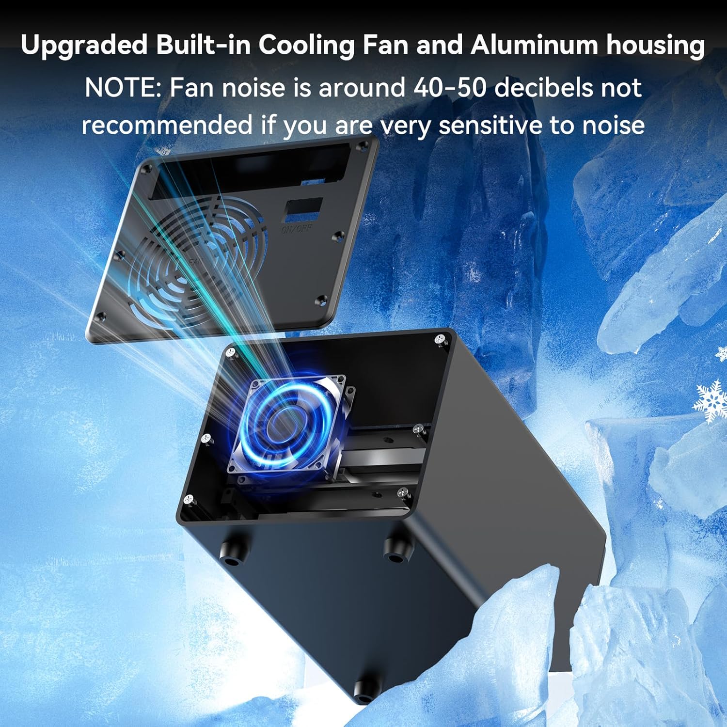 Case NVMe Ibrida 2*3.5 HDD + 3*M.2 con Ventola - immagine 6