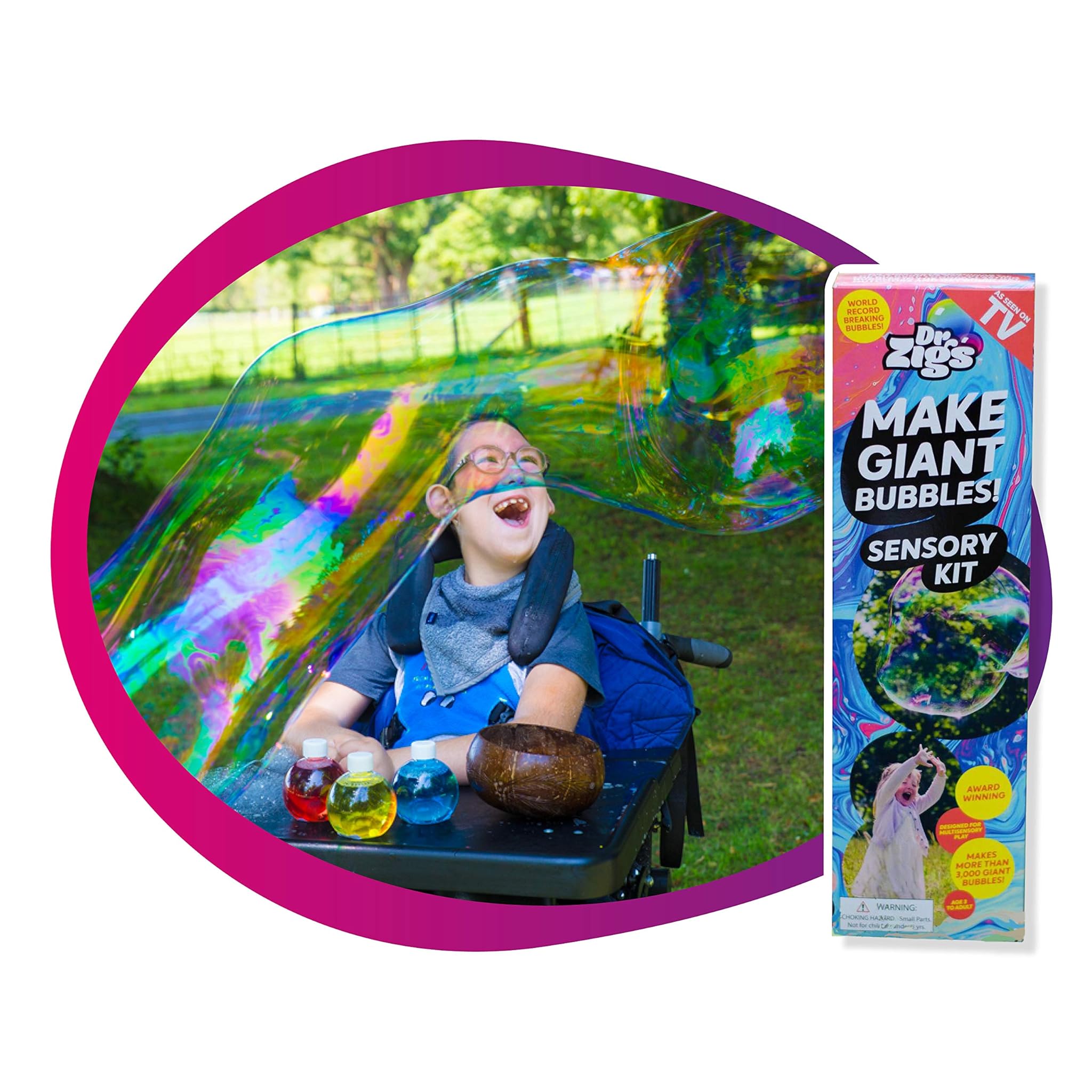 Dr Zigs Eco Giant Bubble Kit - Sensory Play Set