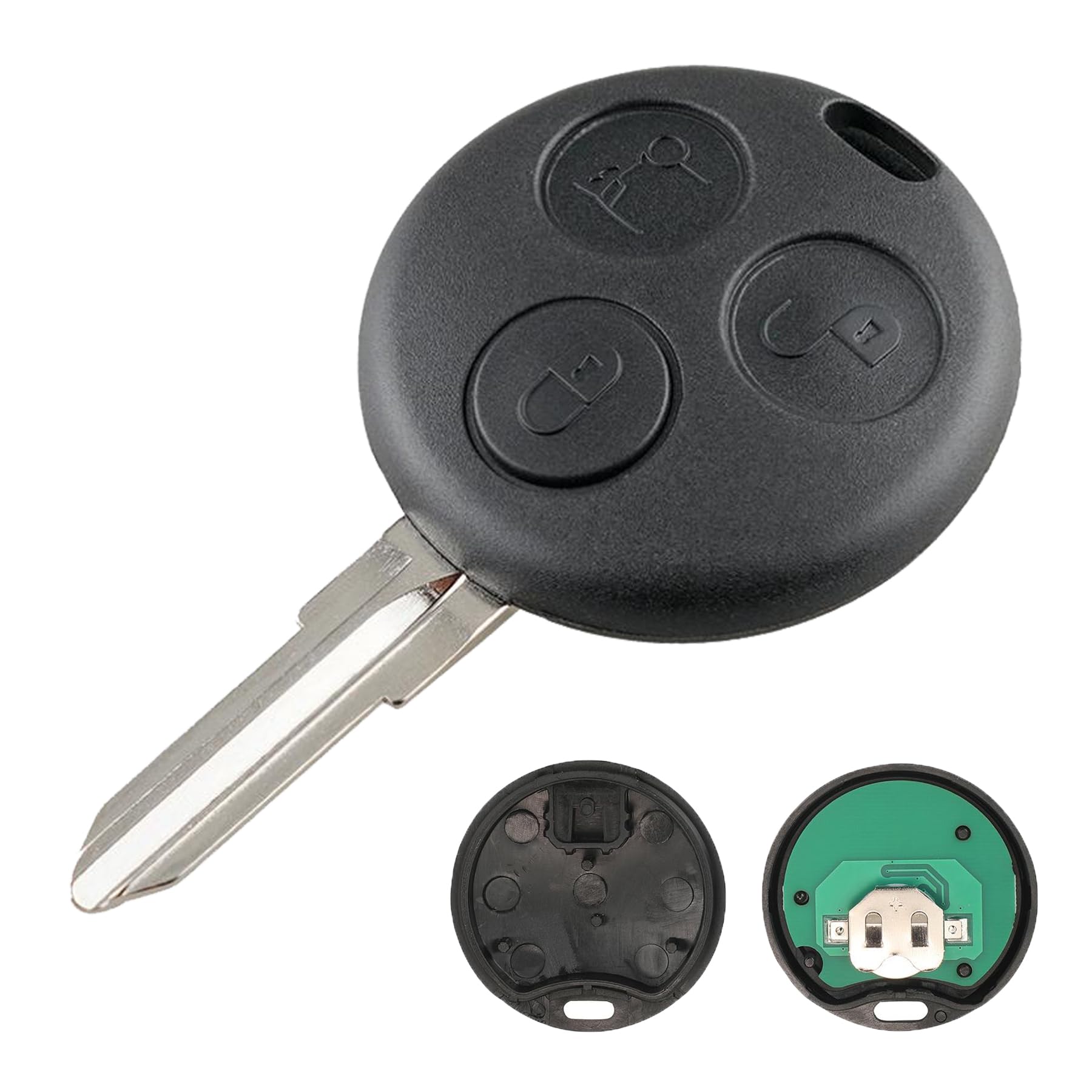 Heart Horse Ricambio Chiave Telecomando 3 Tasti 433Mhz