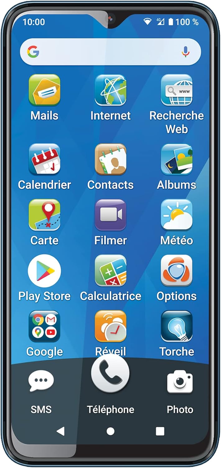 Ordissimo LeNumero2 - Smartphone Semplice per Senior, Blu - immagine 2