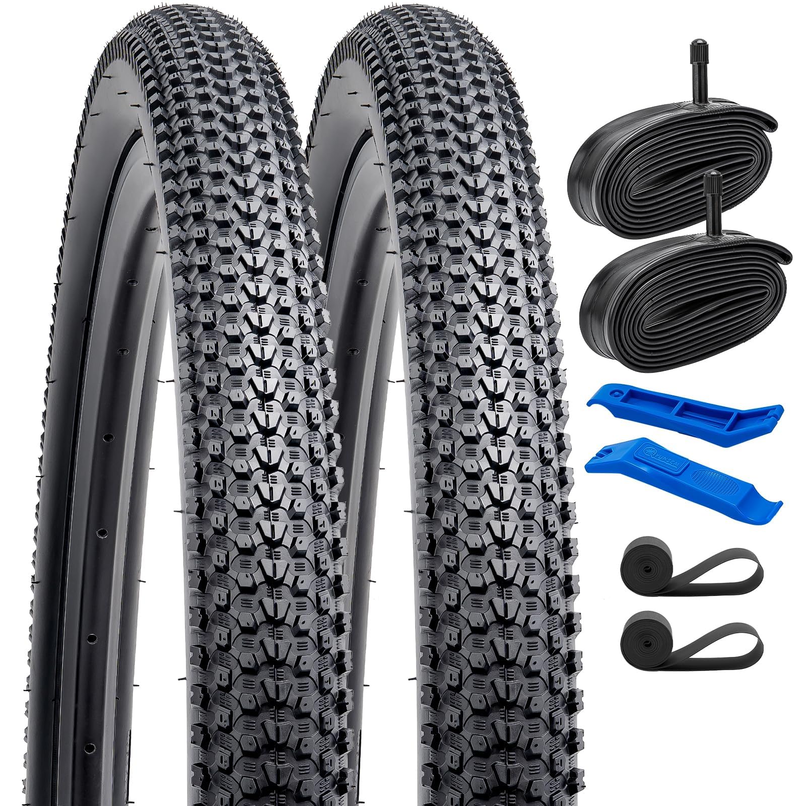 Yunscm 2Pcs Pneumatici Pieghevoli 29x2.10 con Camera d'aria