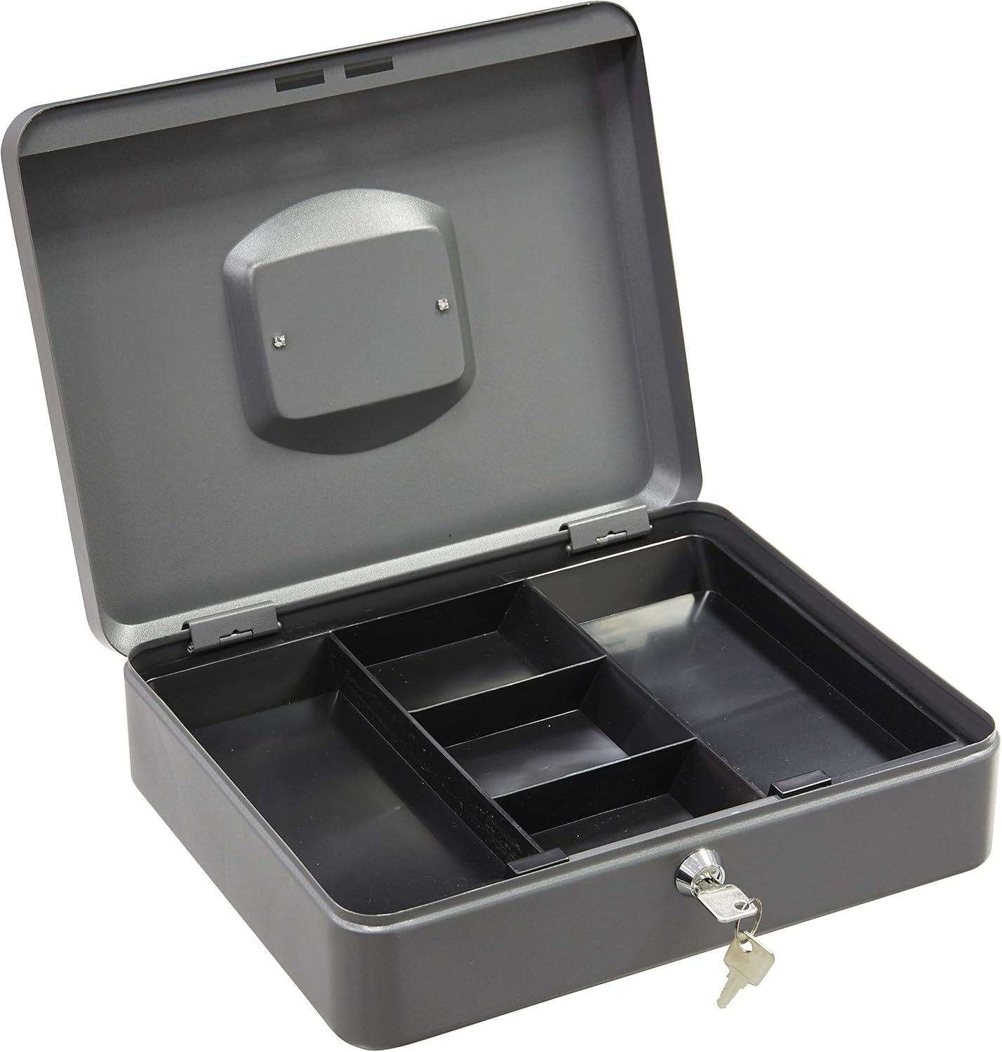 Arregui Elegant C9246 Cassetta di Sicurezza con Chiave, Grigio - immagine 3