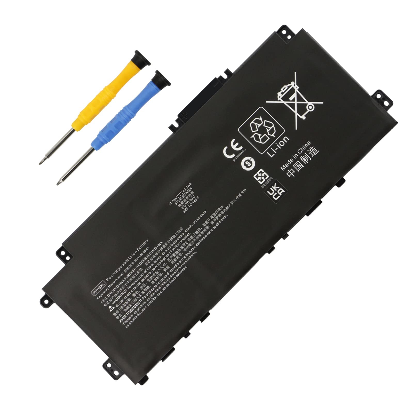 Batteria PP03XL PV03XL per HP Pavilion X360