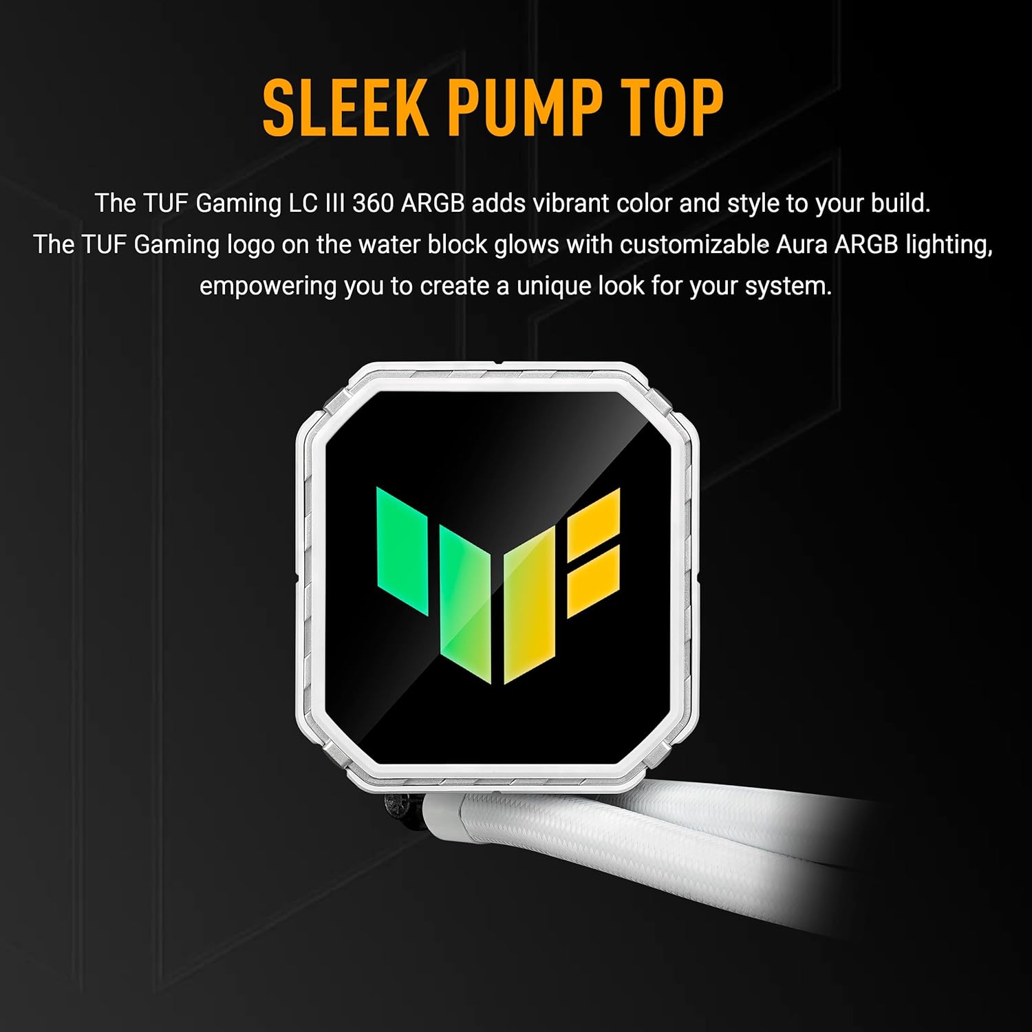 Asus TUF Gaming LC III 360 ARGB WHT - Raffreddamento a Liquido AIO - immagine 2