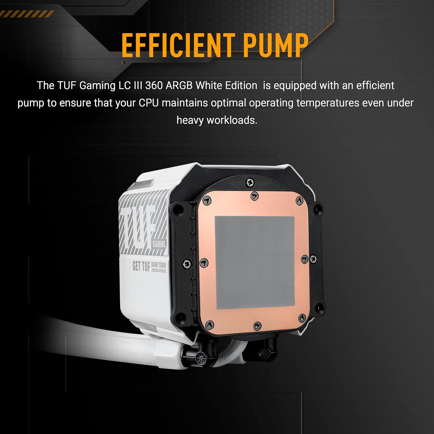 Asus TUF Gaming LC III 360 ARGB WHT - Raffreddamento a Liquido AIO - immagine 3