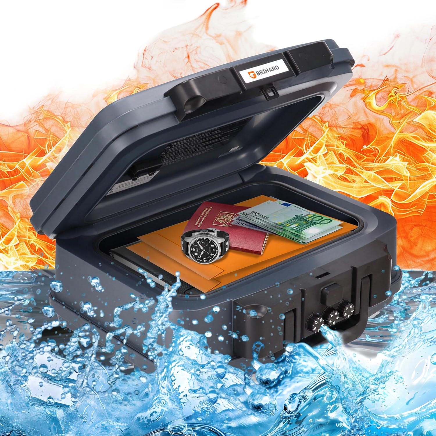 Cassaforte Portatile Certificata 2117N A5 con Combinazione - immagine 2