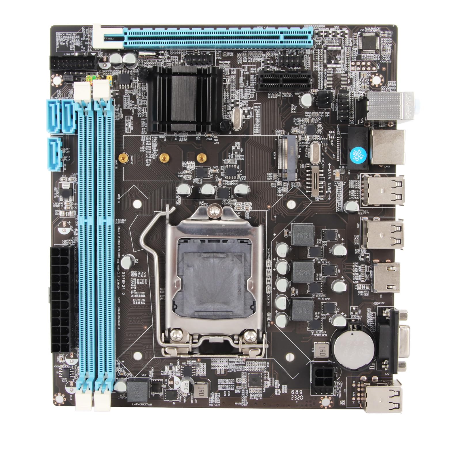 Scheda Madre H61 LGA 1155 Gaming ATX DDR3 8GB