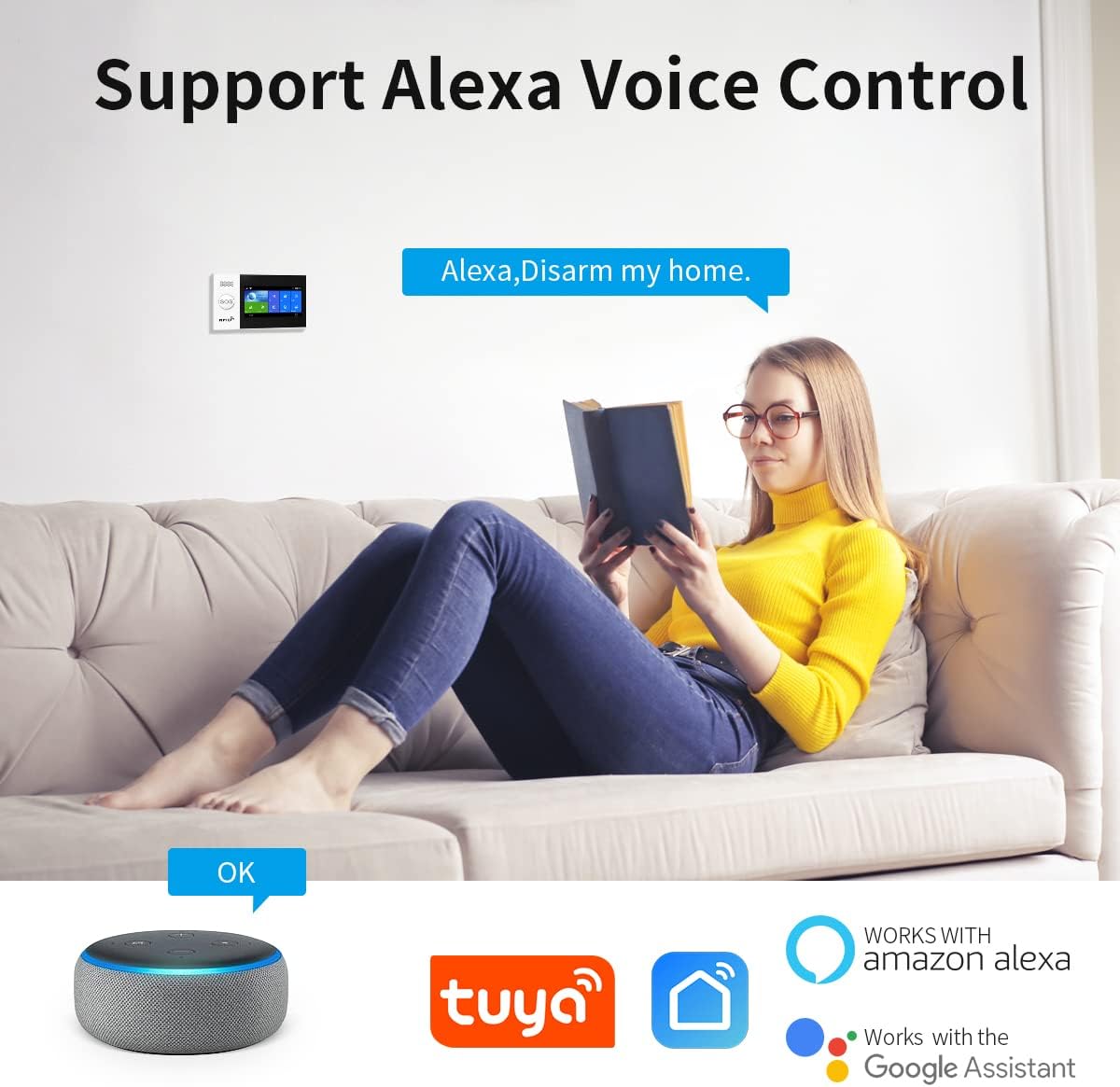 Sistema di Allarme Domestico Wireless Wi-Fi 4.3" Fulltouch - immagine 3