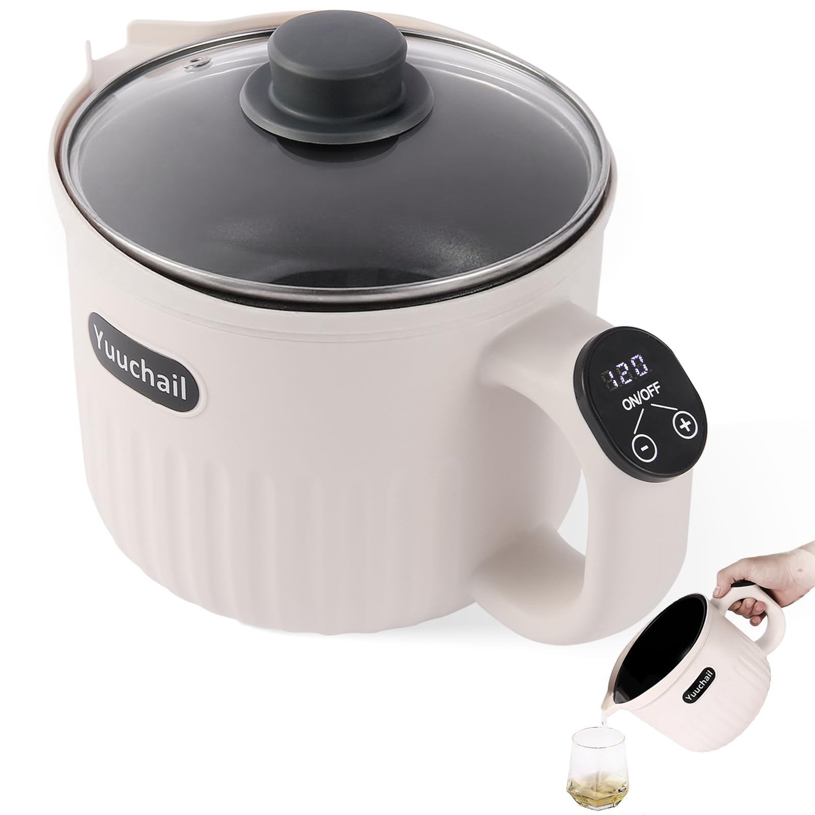 Yuuchail Sciogli Cera Elettronico per Candele Touch Screen