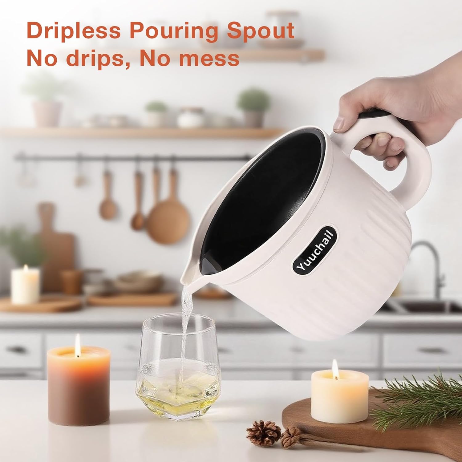 Yuuchail Sciogli Cera Elettronico per Candele Touch Screen - immagine 6