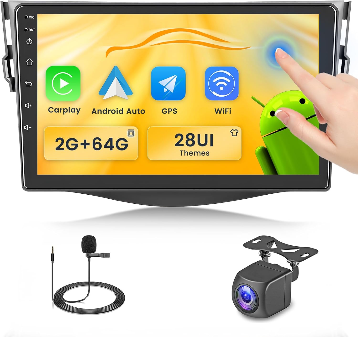 Fuluku Android 13 Autoradio per Toyota RAV4 2006-2013 - immagine 1