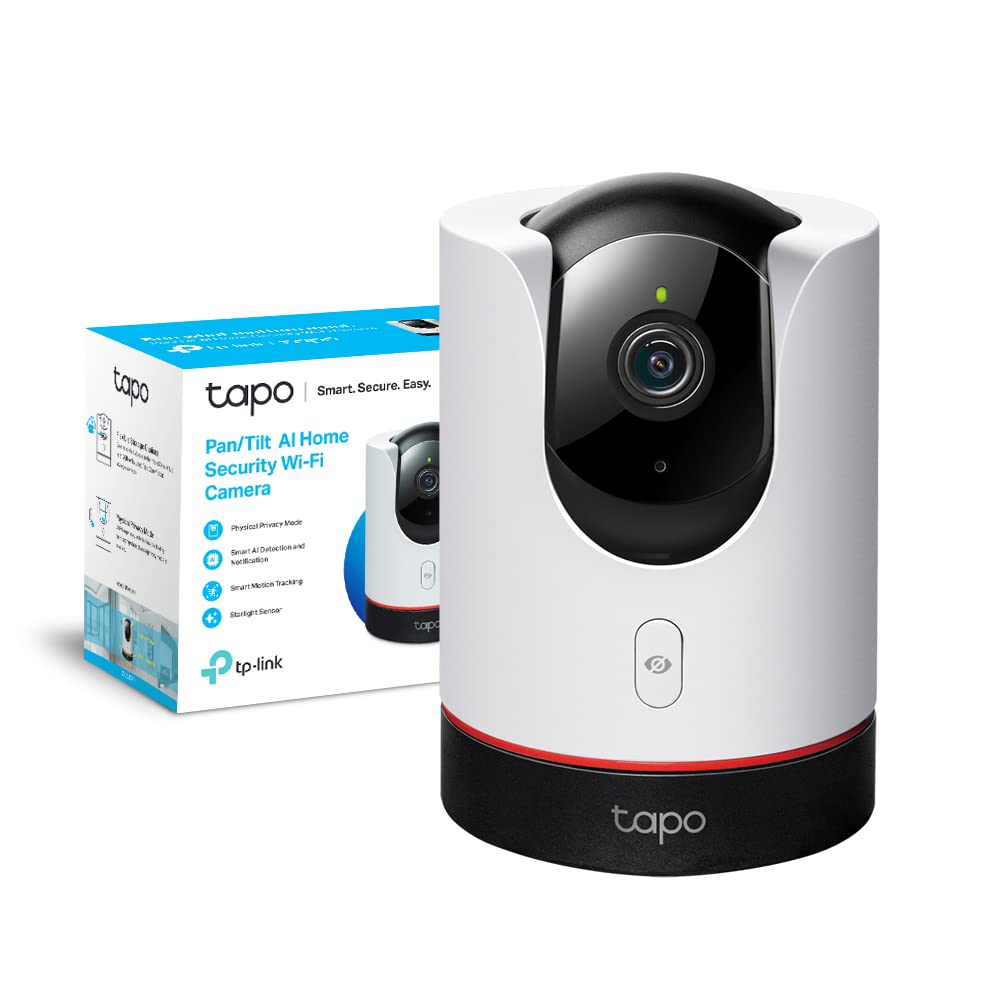 Tapo C225 Telecamera WiFi Interno di Sicurezza Pan/Tilt AI