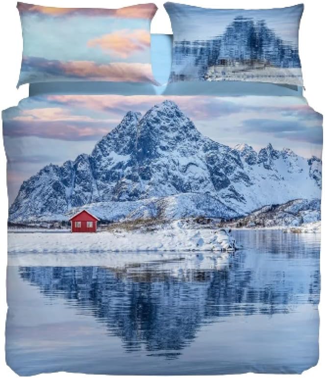 Caleffi Artic Completo Copripiumino Matrimoniale, Cotone - immagine 1