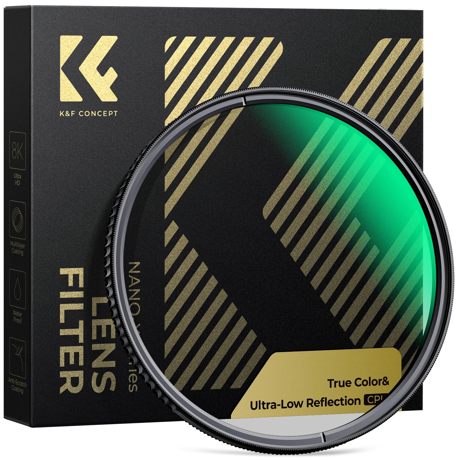 K&f Concept Nano-Xcel 55mm Filtro Polarizzatore CPL