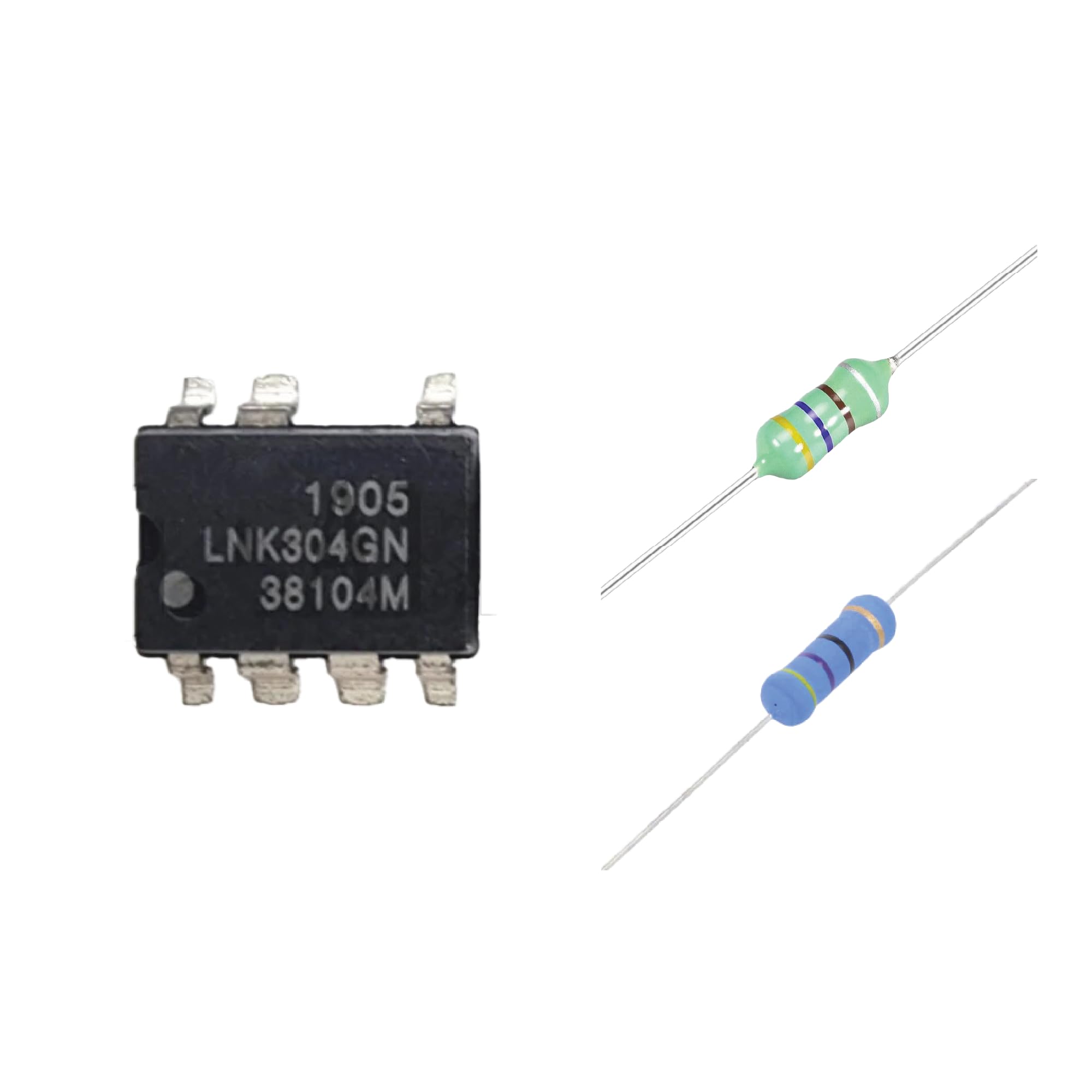 Kit riparazione LNK304GN LNK304G con resistore 47Ω 3W e induttore 470μH ...