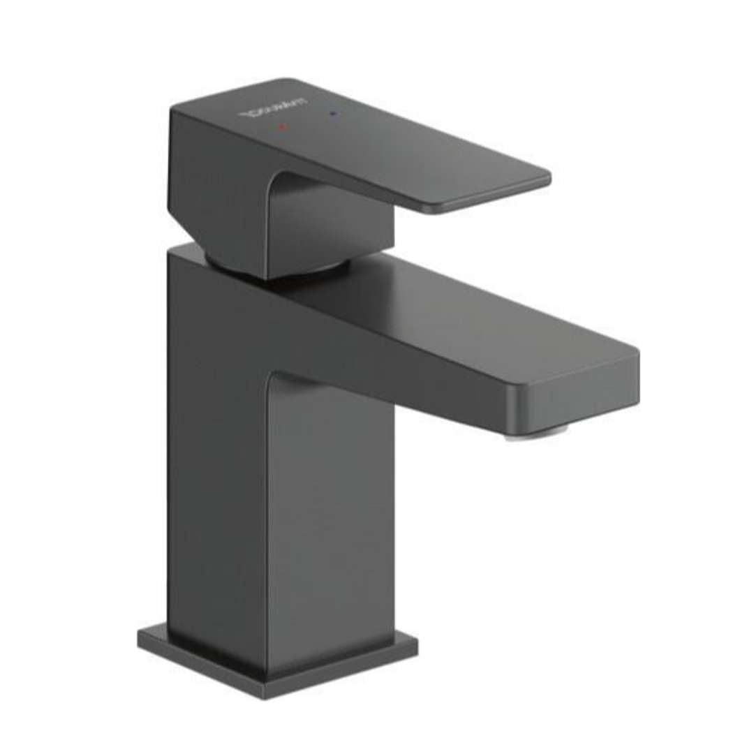 Duravit MH1010002046 Manhattan - Rubinetto per lavabo, colore: Nero opaco