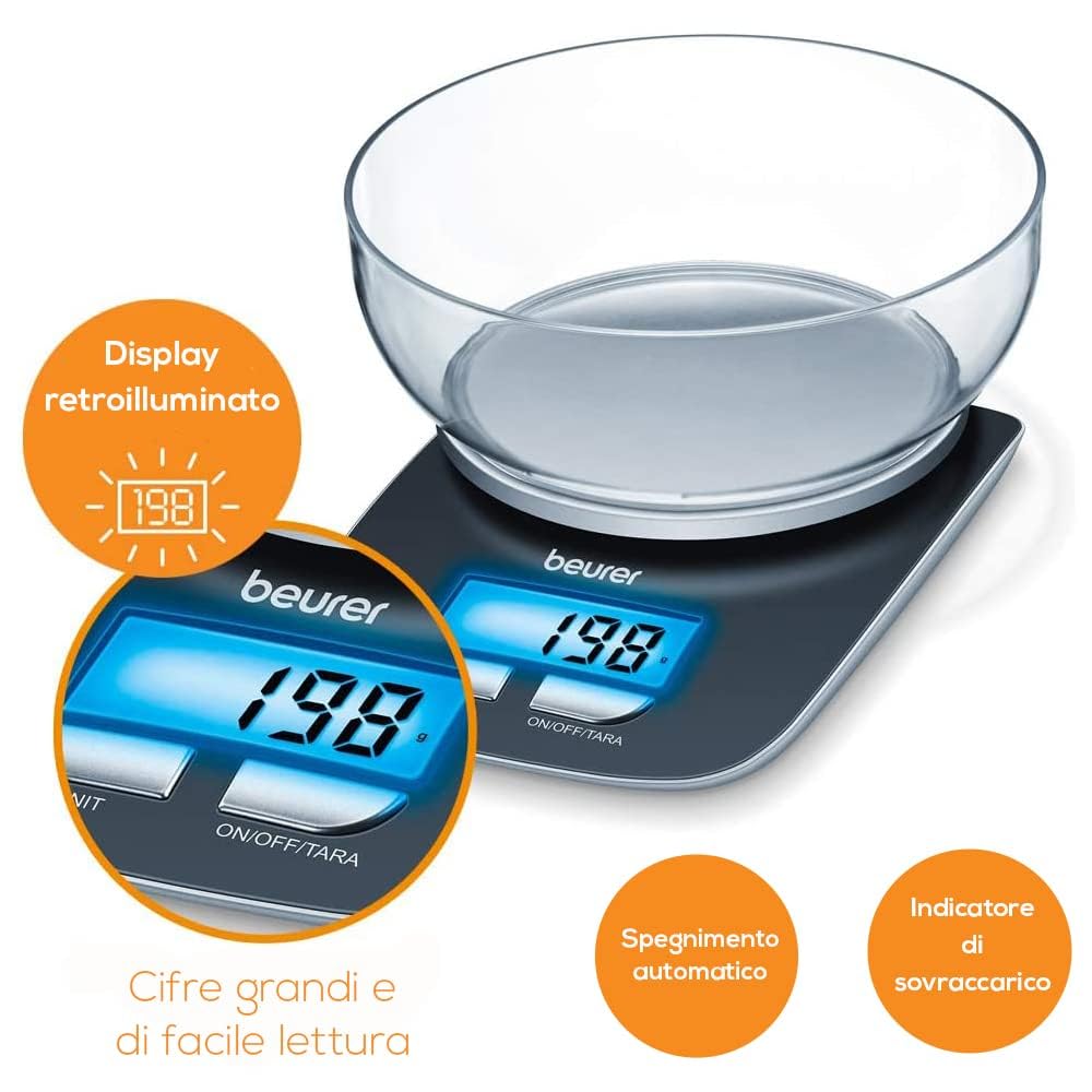 Beurer KS 25 Bilancia Digitale da Cucina 3 kg - immagine 4