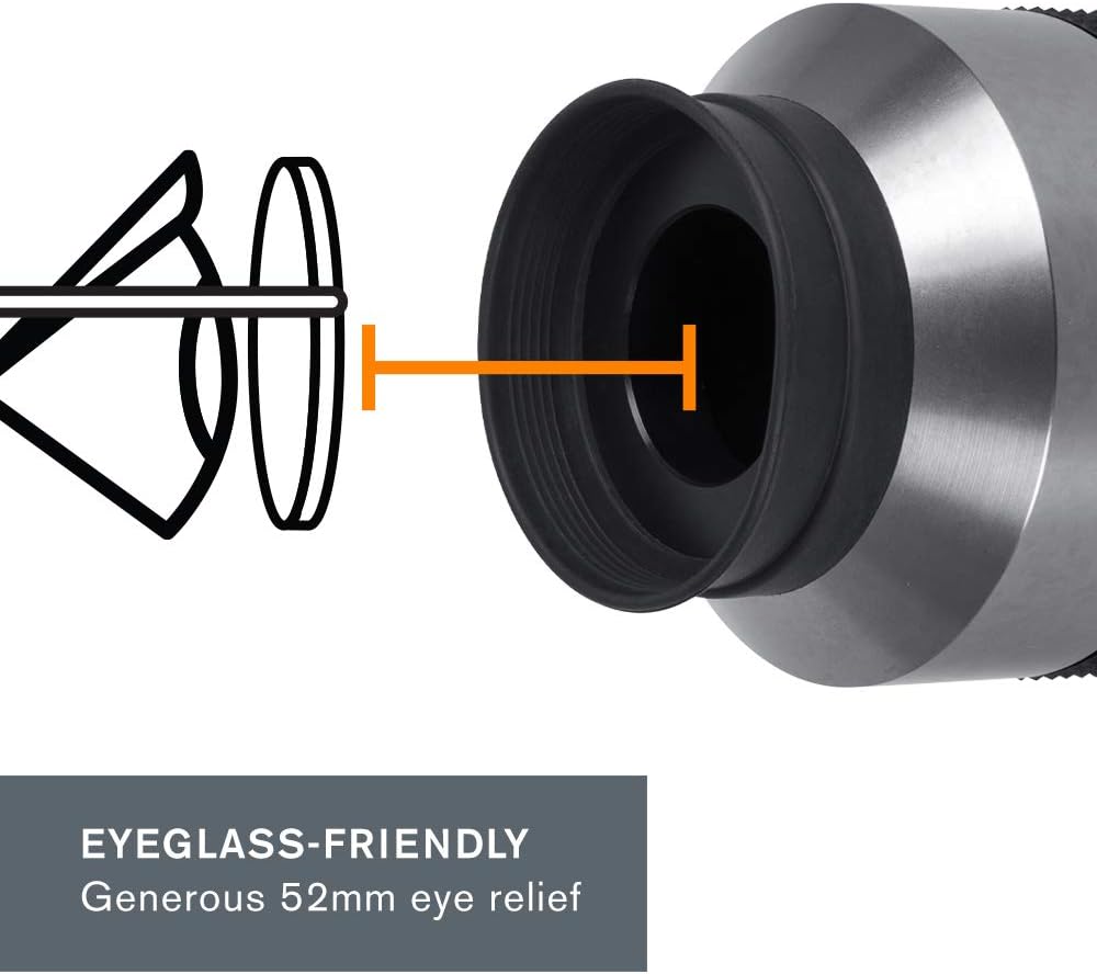 Celestron 93328 Omni 2" Oculare 56mm, Argento/Nero - immagine 4