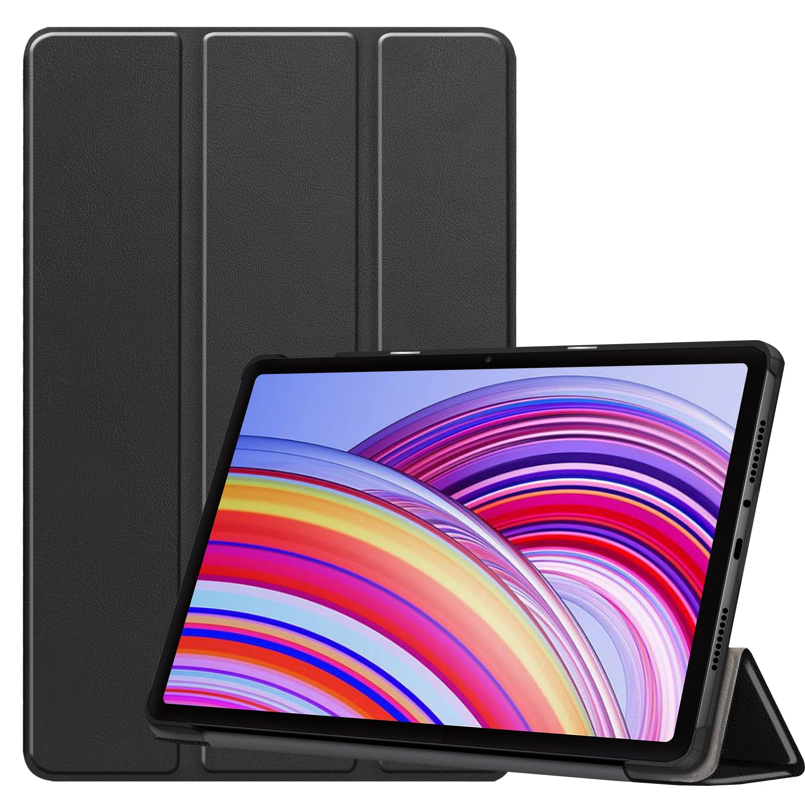 Yrh Custodia per Redmi Pad Pro 12.1 pollici 2024, Nero