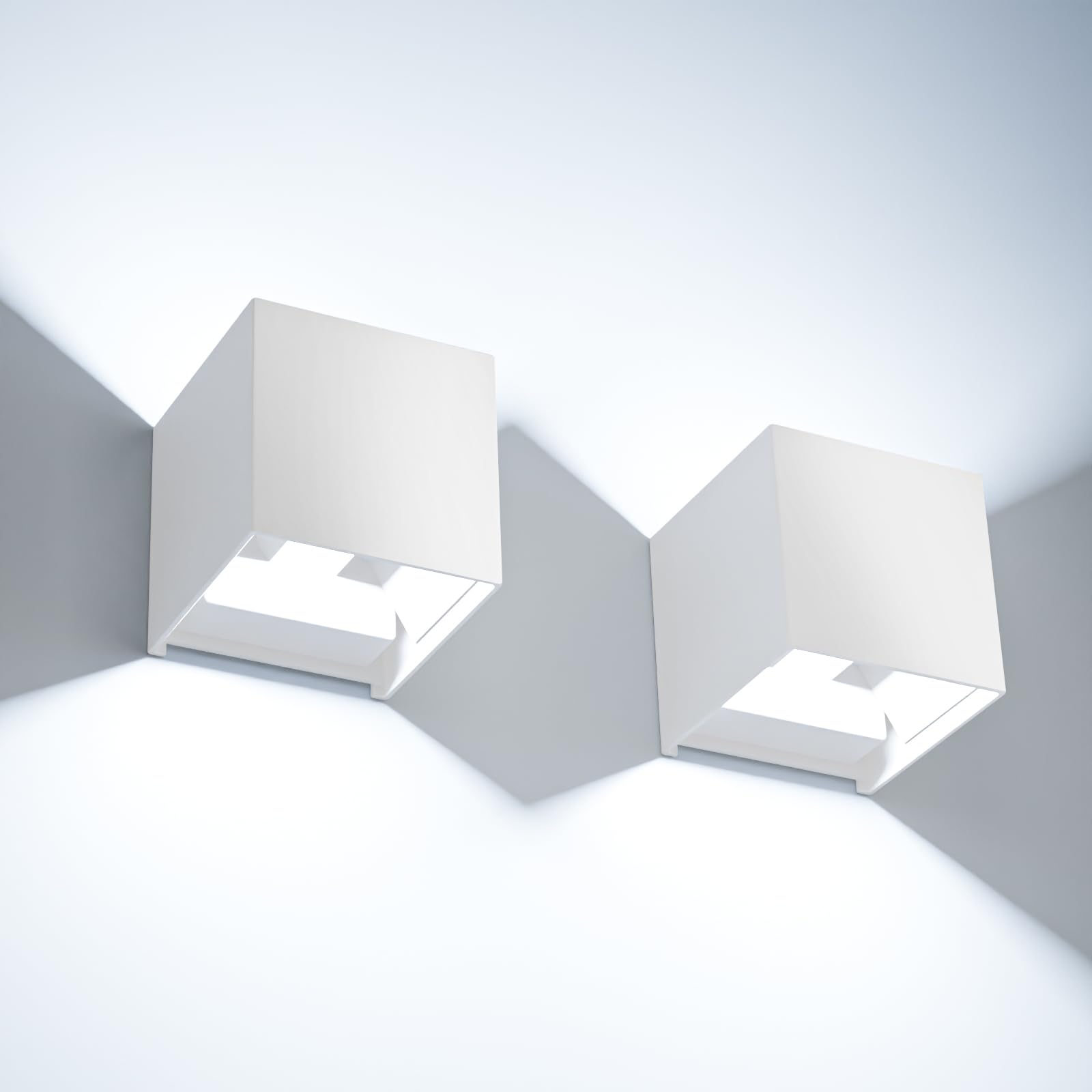 Voltix Applique da Parete Esterno/Interno LED 12W - 2 Pezzi