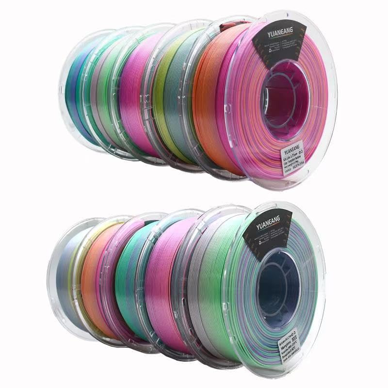Filamento PLA Effetto Seta 10kg 1,75mm per Stampante 3D
