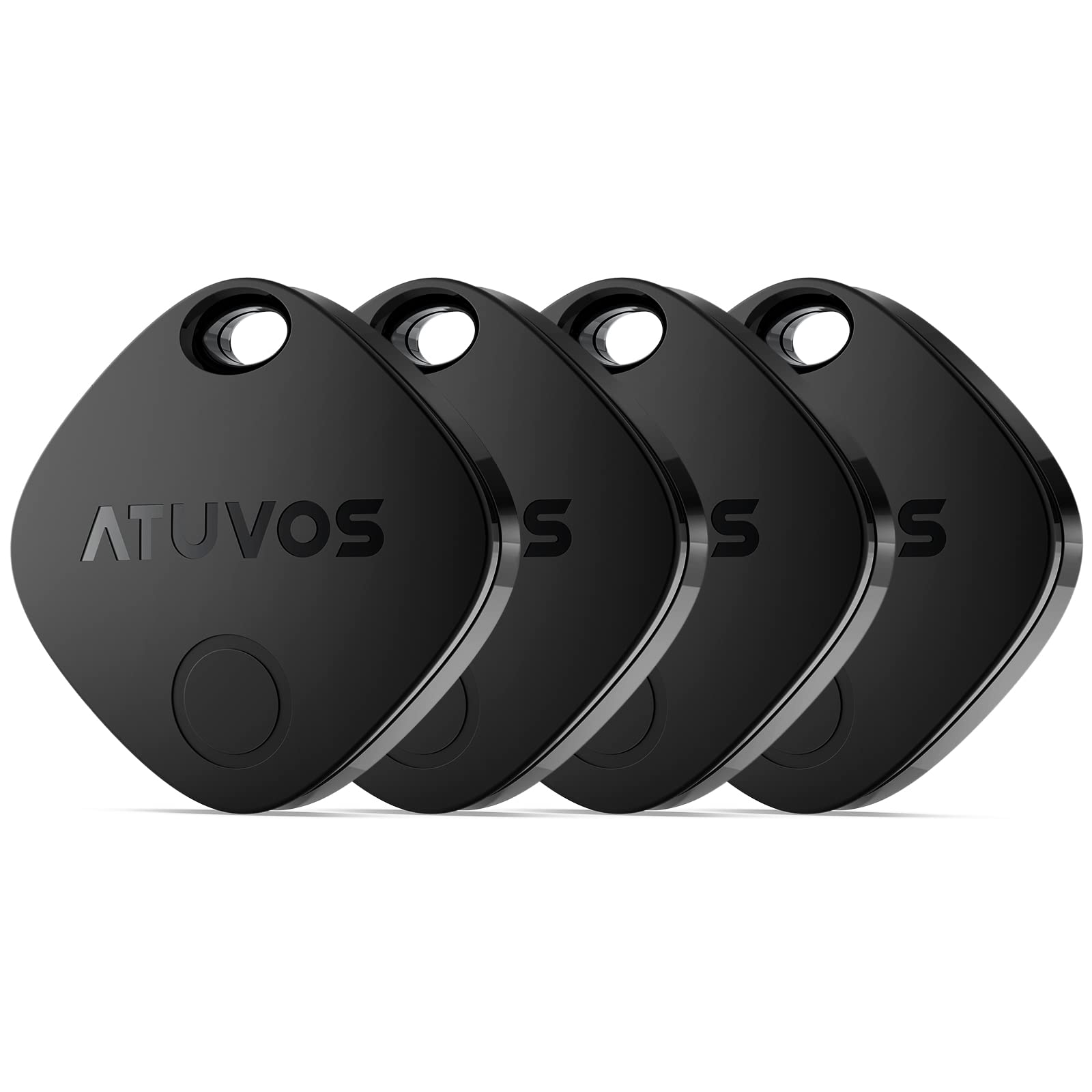 Atuvos Smart Air Tracker Tag 4 Pezzi, Nero