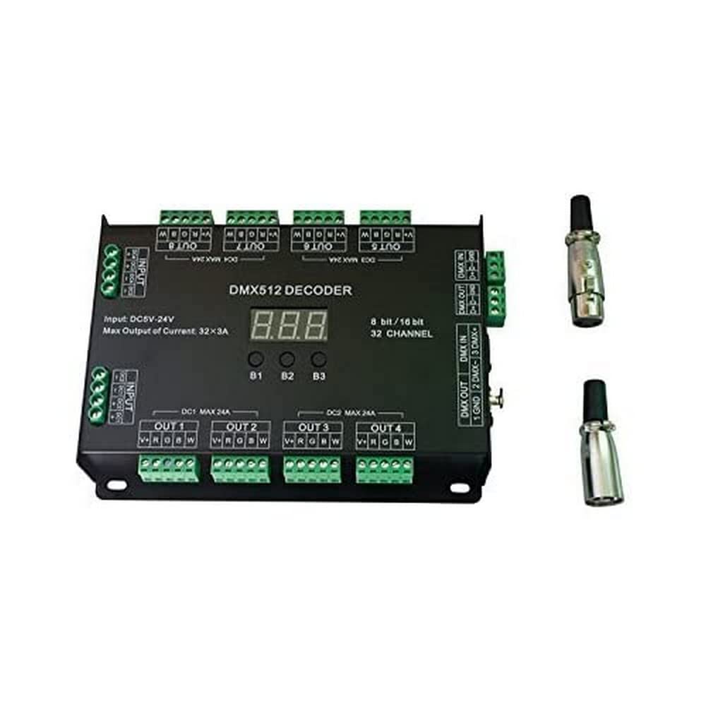 32CH RGBW DMX512 Decoder LED Controller DC5V-24V | Nutbro | Velz