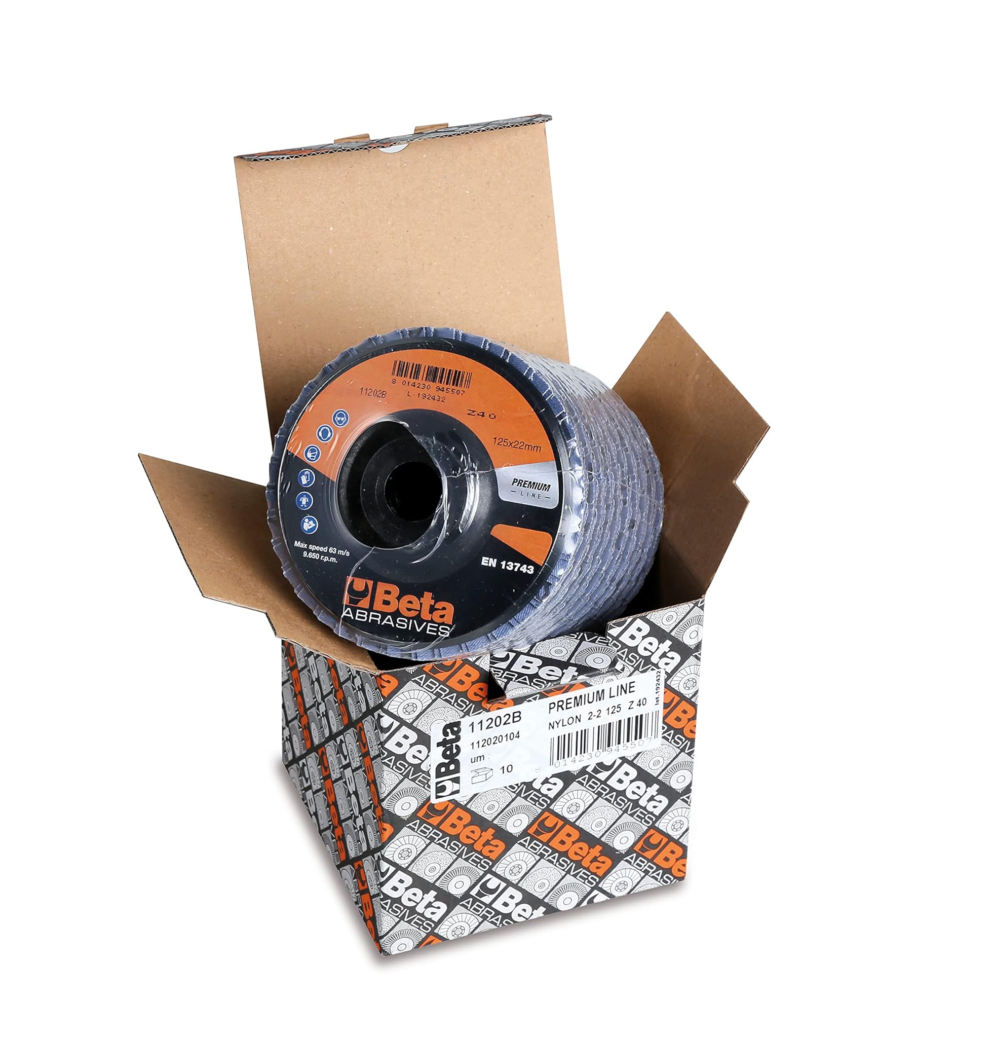 Beta 11202B 60 - Dischi Lamellari con Tela Abrasiva
