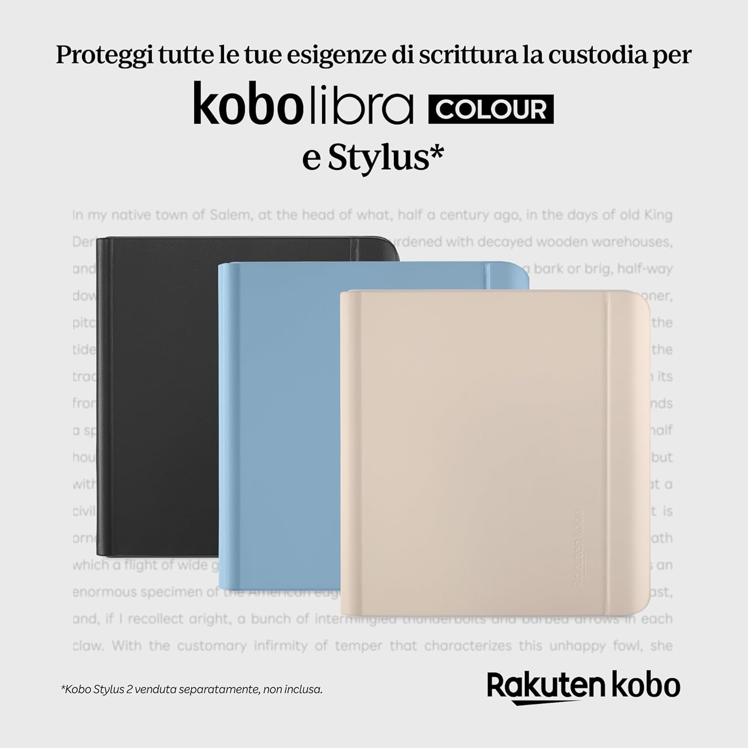 Custodia Notebook SleepCover per Kobo Libra Colour - immagine 4
