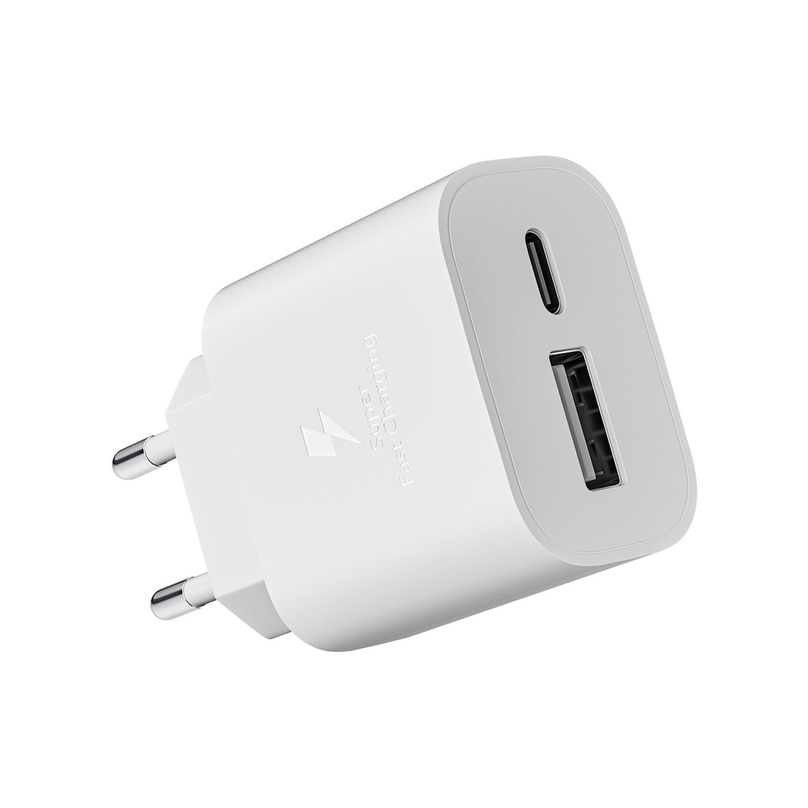 Caricatore USB-C 25W 2 Porte (USB-C & USB-A)