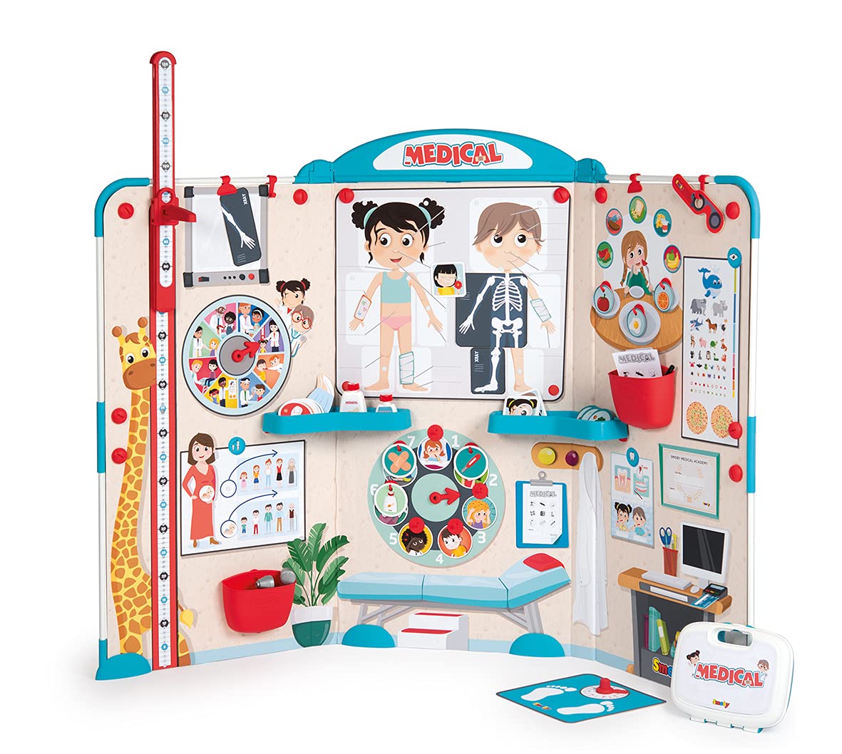 Smoby Studio Pediatra Pieghevole per Bambini