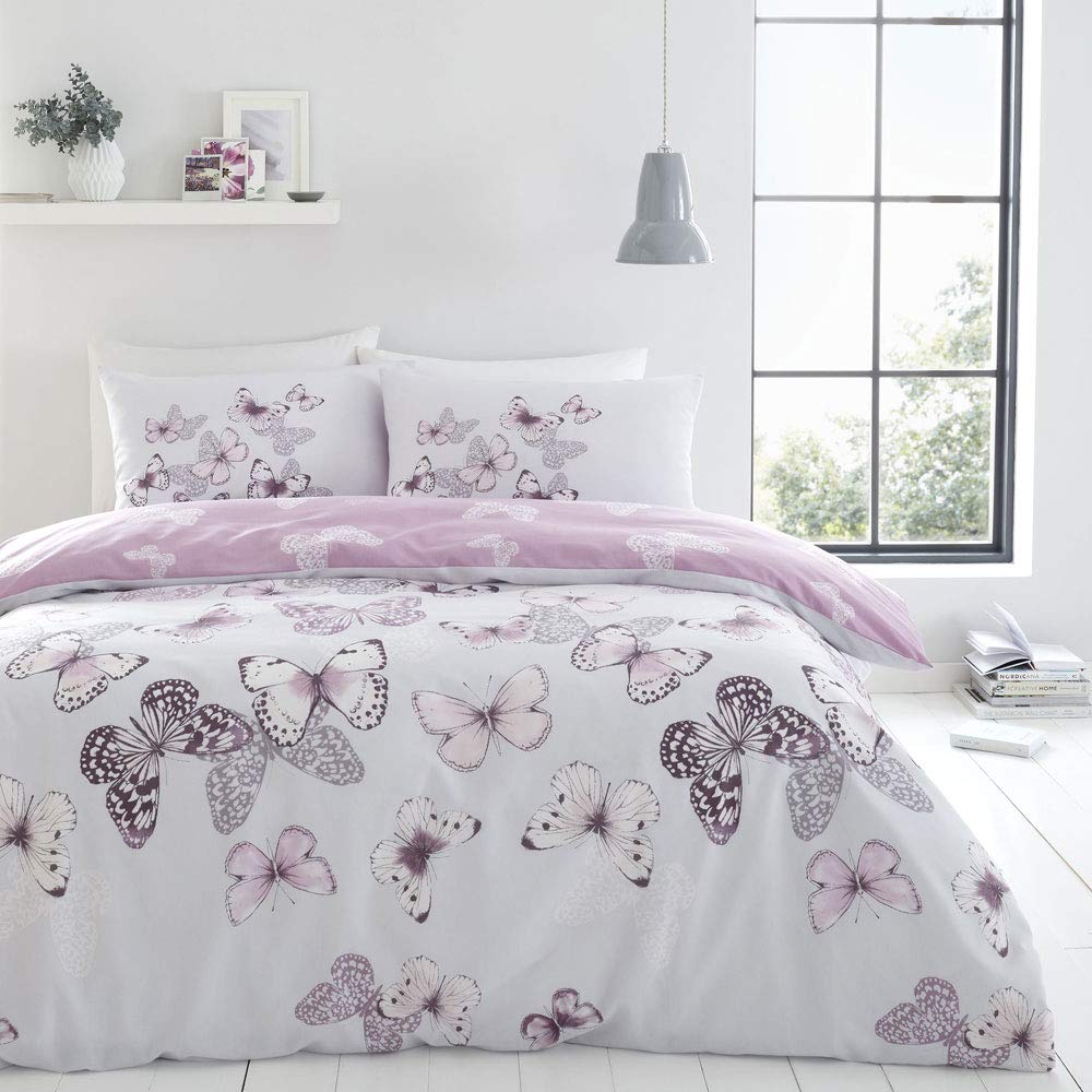 Catherine Lansfield Bedding Scatter Butterfly - Set Copripiumino