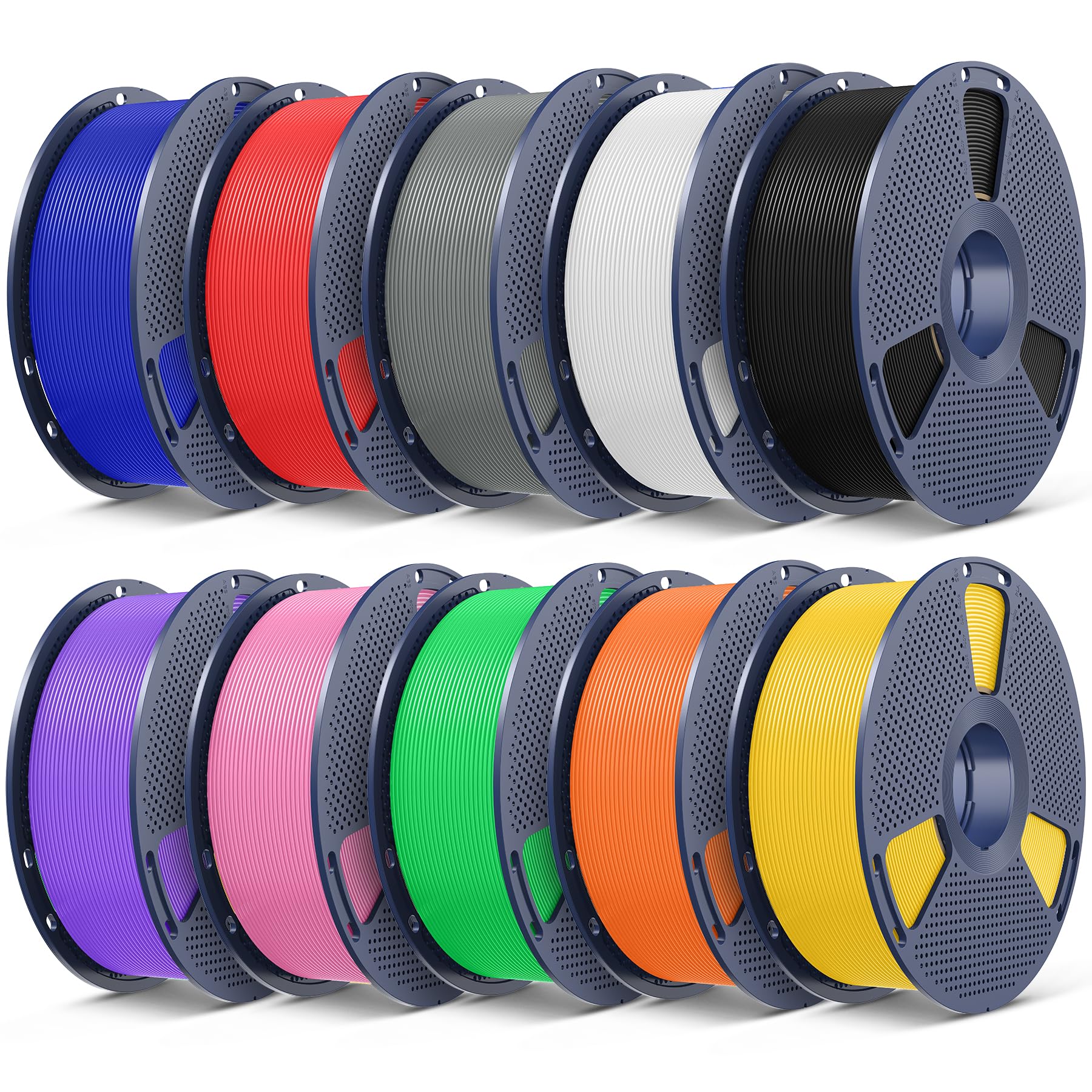 Sunlu Bundle 10KG Filamento PLA Plus Multicolore 1.75mm