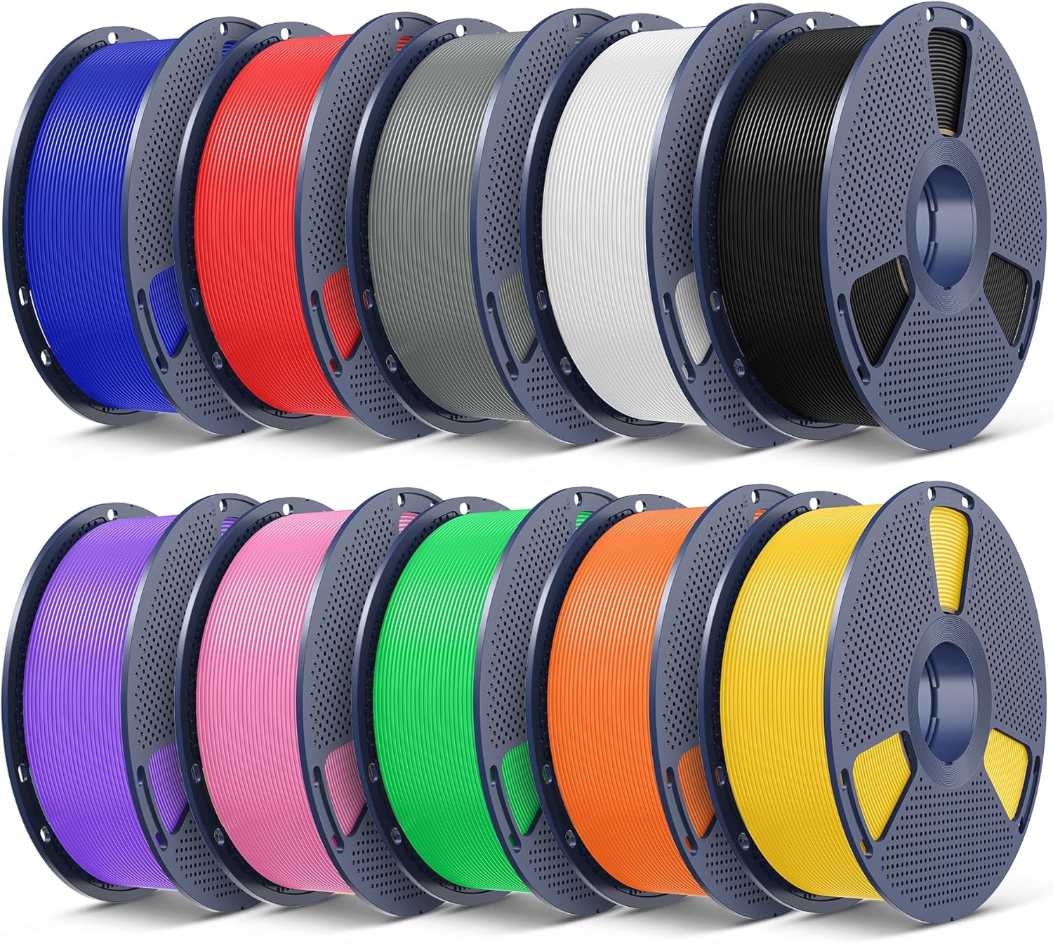 Sunlu Bundle 10KG Filamento PLA Plus Multicolore 1.75mm - immagine 1