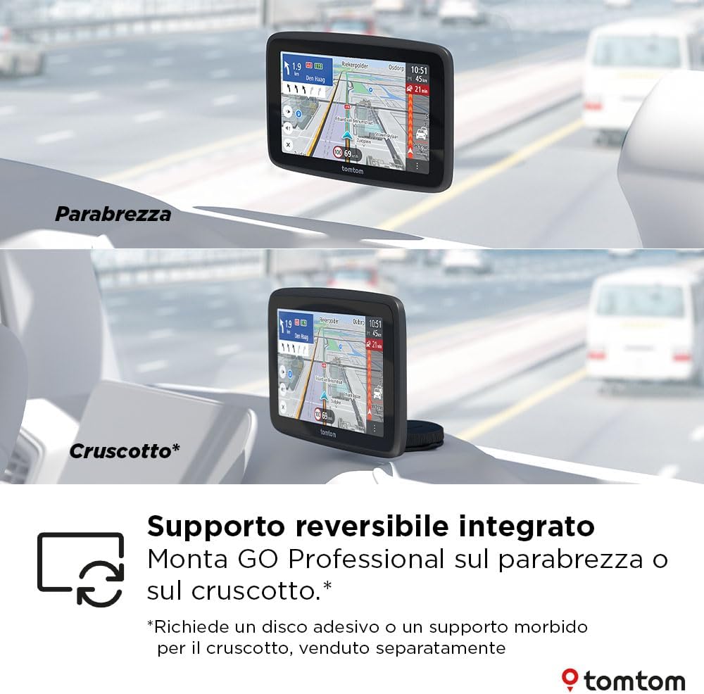 Tomtom GO Professional - Navigatore per Camion e Bus - immagine 6