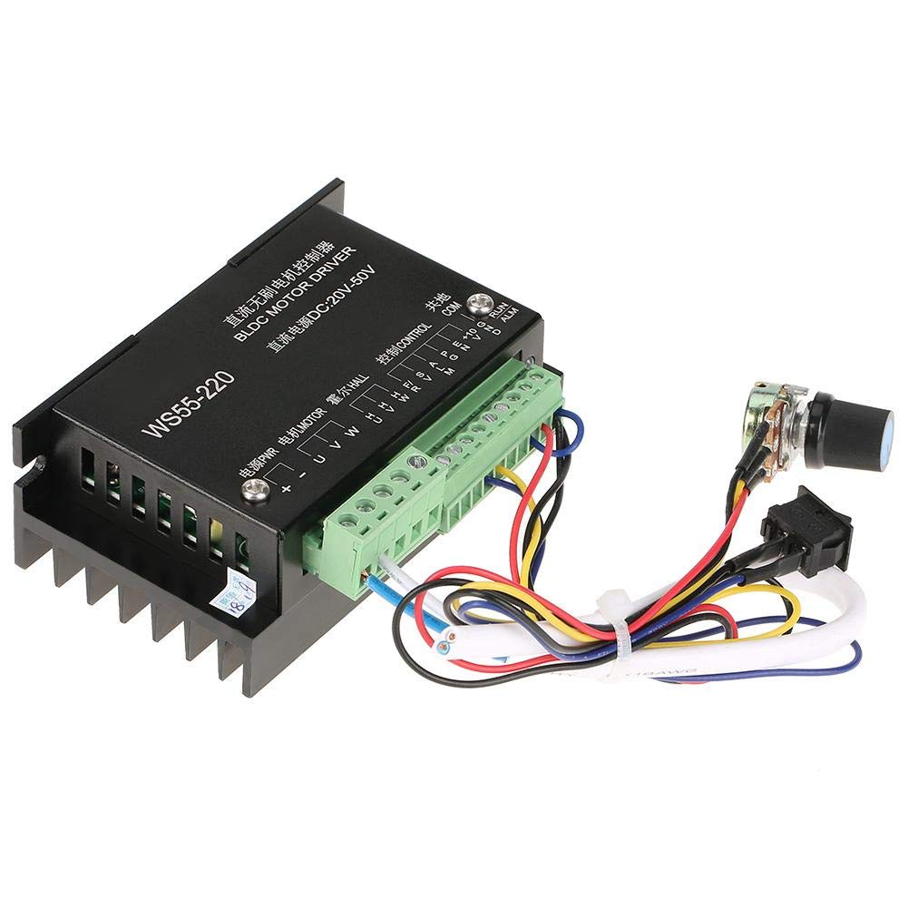 WS55-220 BLDC Motor Driver Controller DC 48V 500W mandrino senza spazzola CNC
