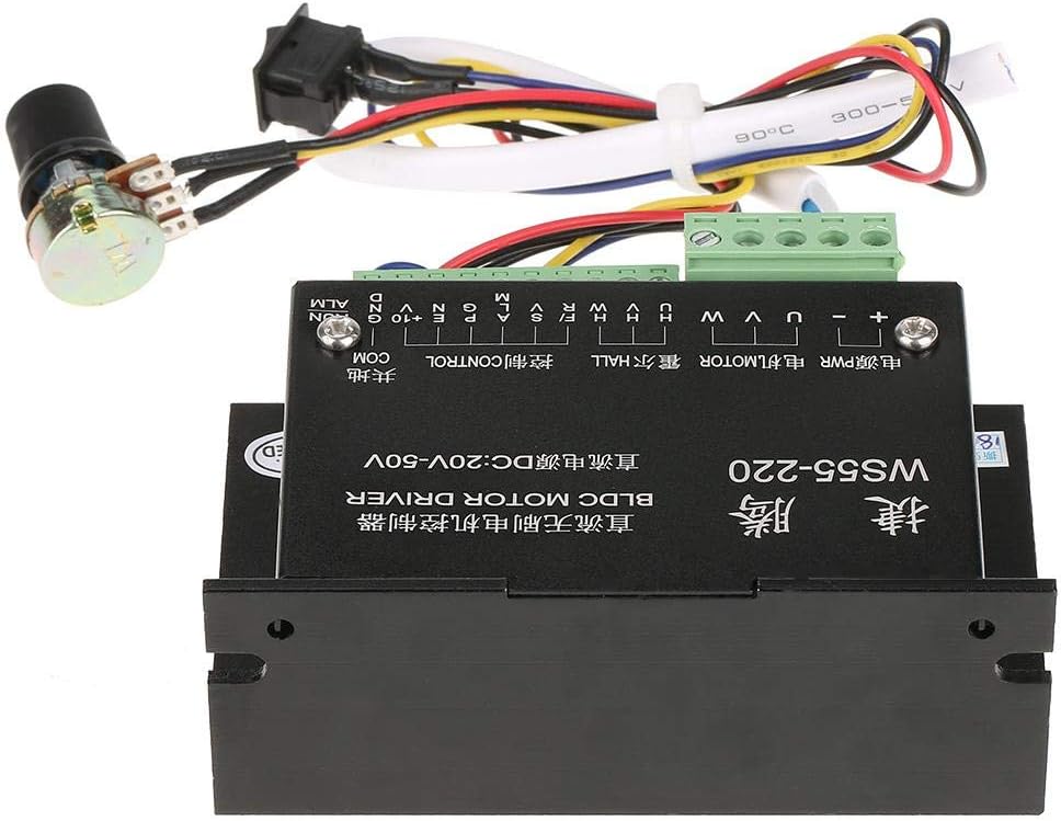 WS55-220 BLDC Motor Driver Controller DC 48V 500W mandrino senza spazzola CNC - immagine 8