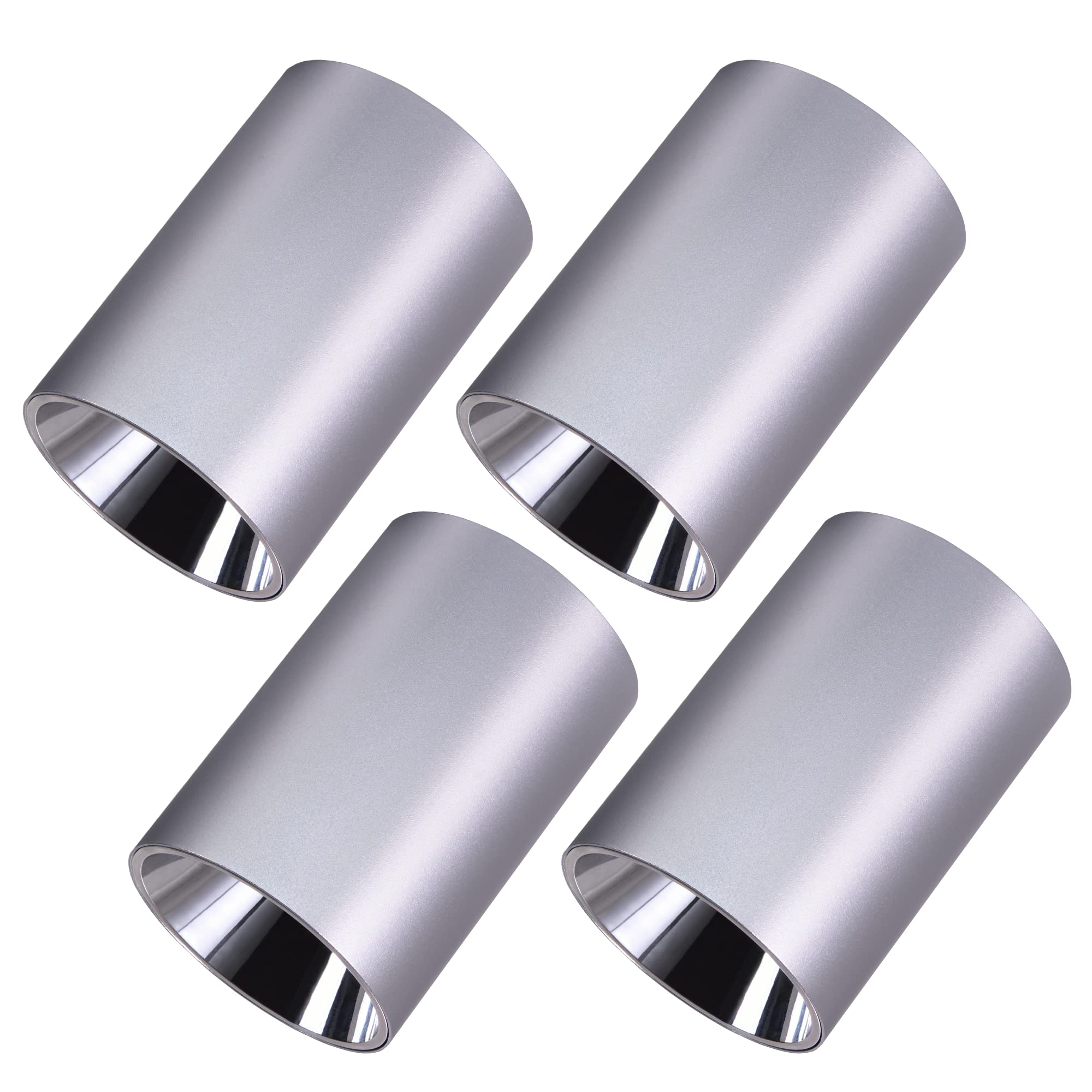 Faretto da Soffitto Moderno LED 4 Pezzi 12W, Argento