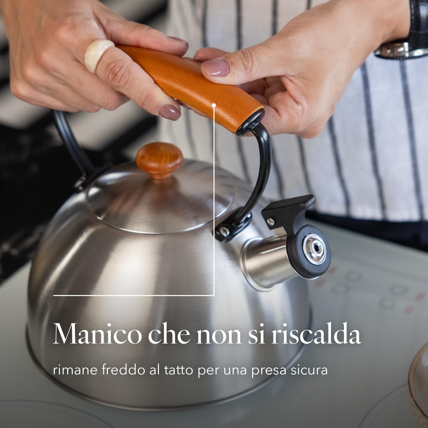 Florina Bollitore Acqua 2,3 l, Argento - immagine 7