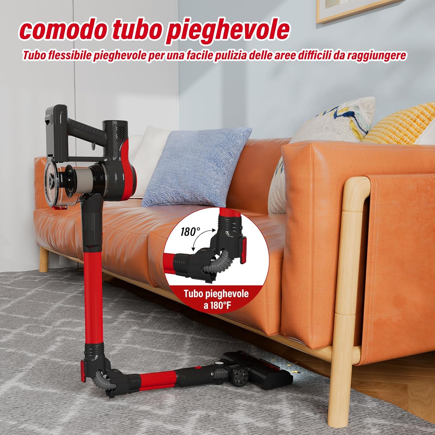 Stanew Aspirapolvere Senza Fili 33Kpa 320W - immagine 4