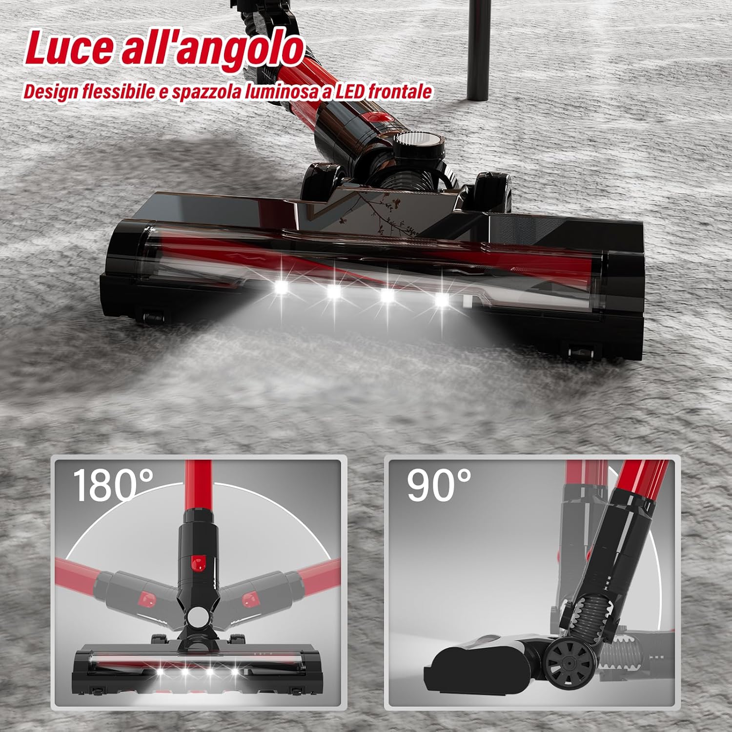 Stanew Aspirapolvere Senza Fili 33Kpa 320W - immagine 5