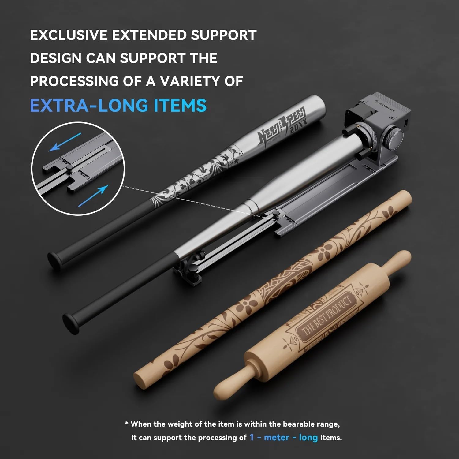 ATOMSTACK R8 Pro Laser Rotation con Mandrini e Rulli - immagine 3