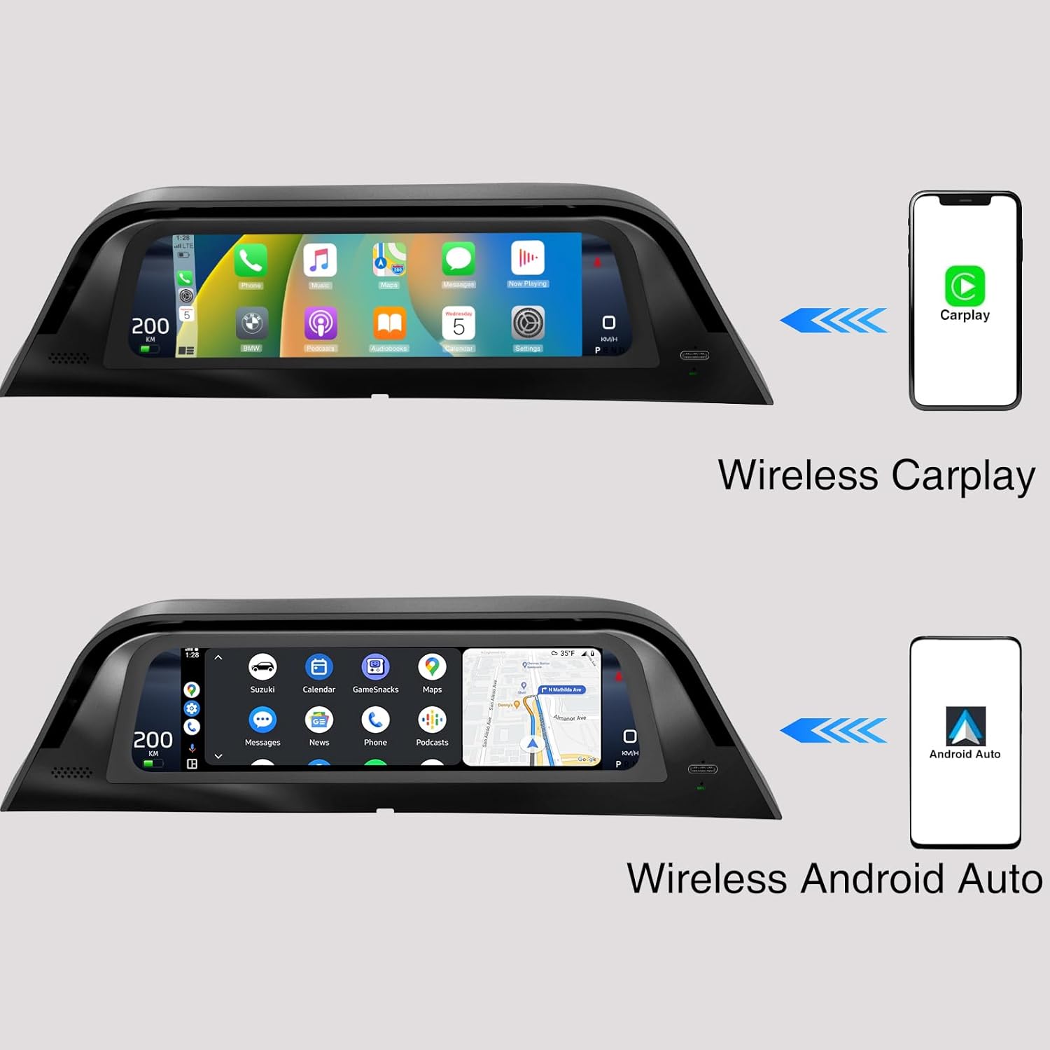 Heads Up Display 9.66" per Tesla Model Y/3 - immagine 6