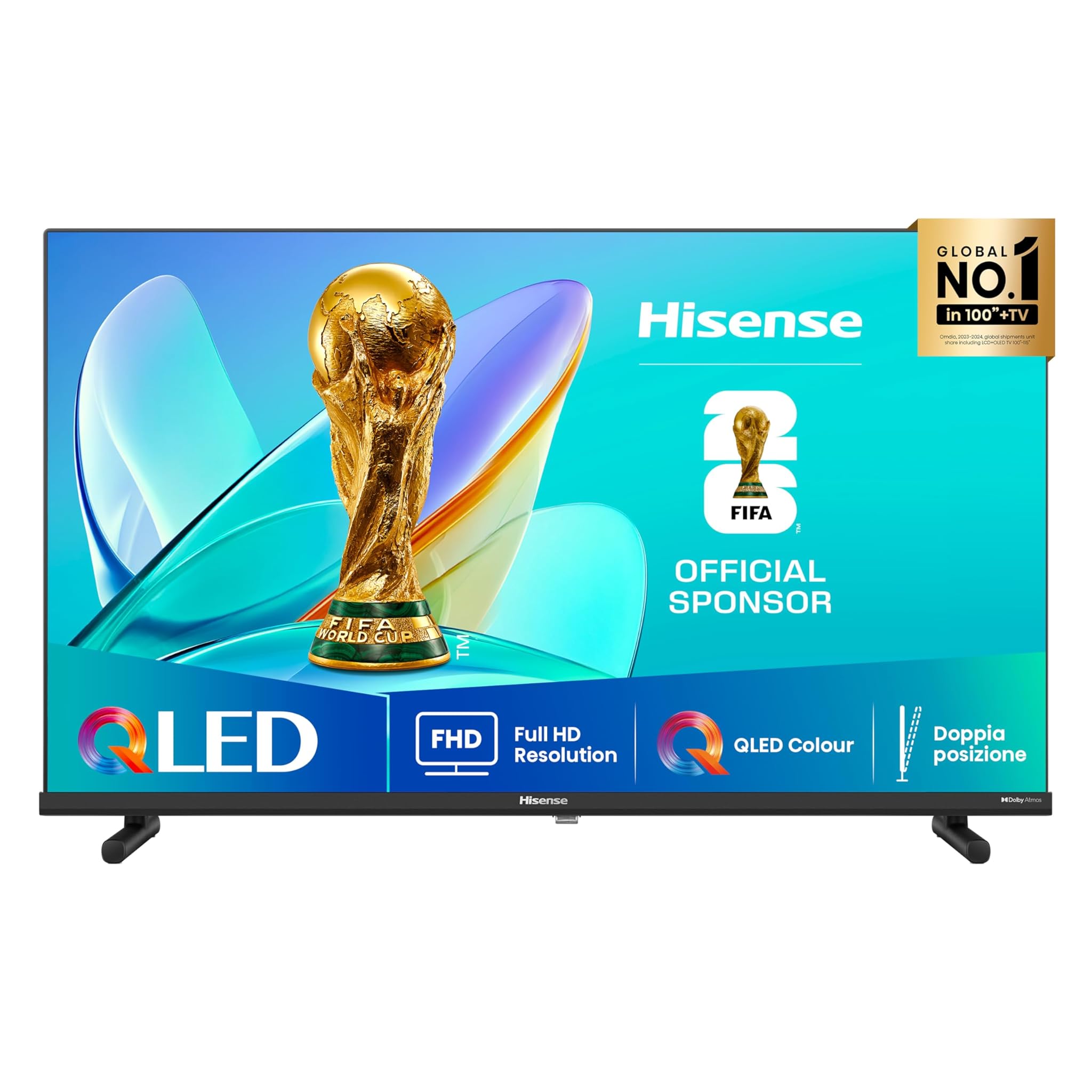 Hisense TV 40" QLED Full HD 2025 40E53QT