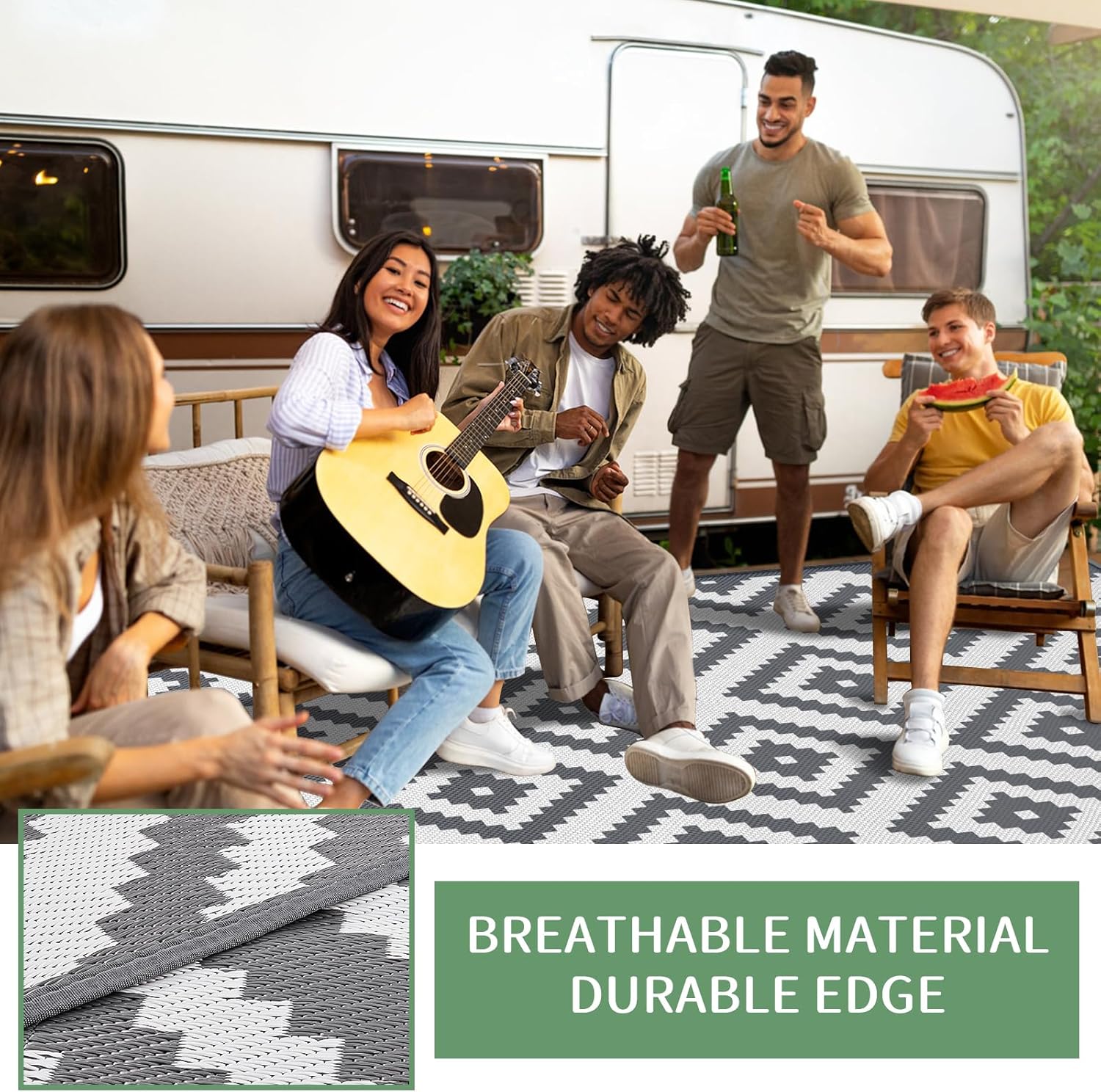 Habaylin Tappeto Esterno Resistente alle Intemperie - immagine 4