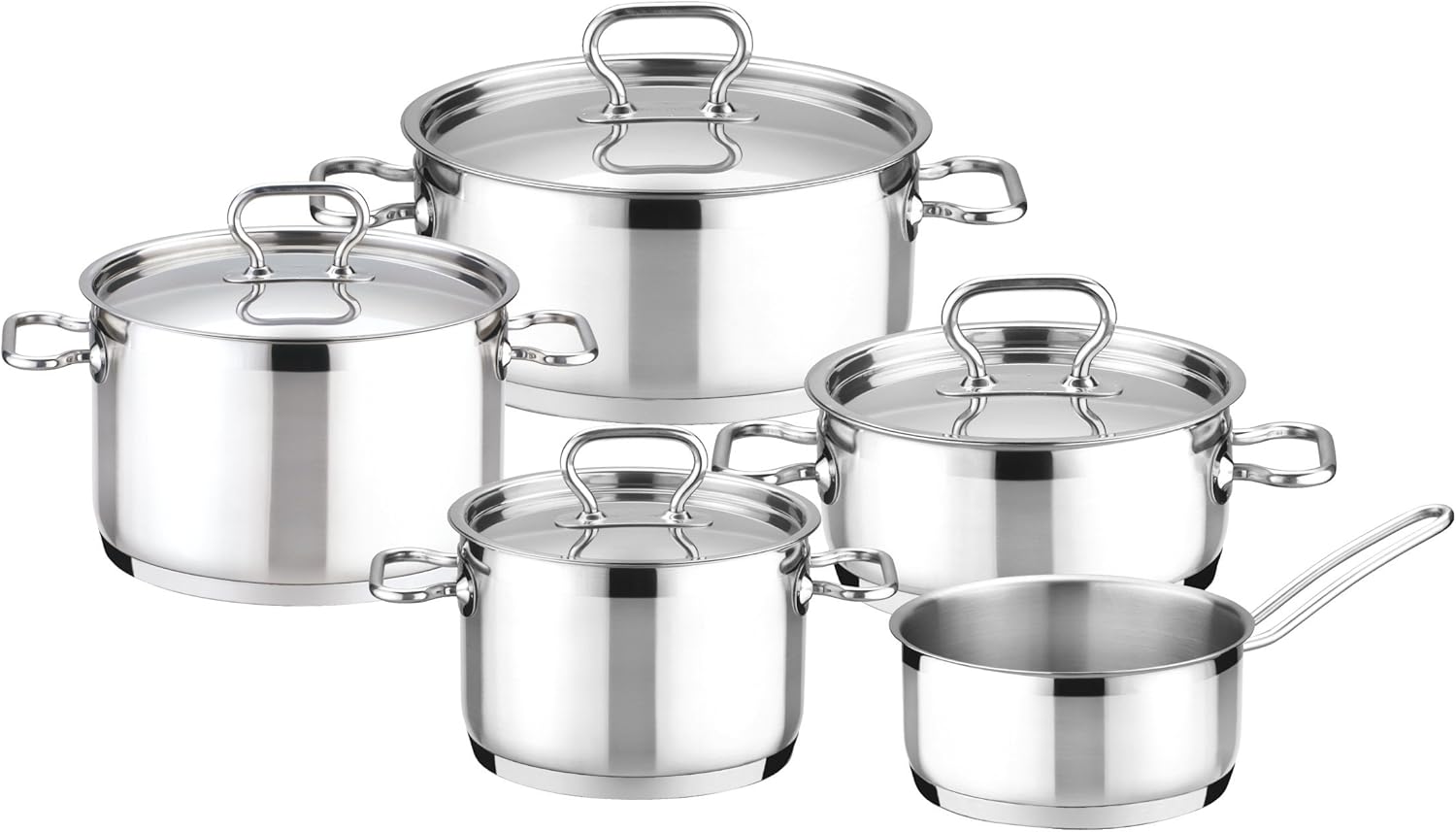 Tescoma 725009 Home Profi Batteria Pentole, 9 Pezzi