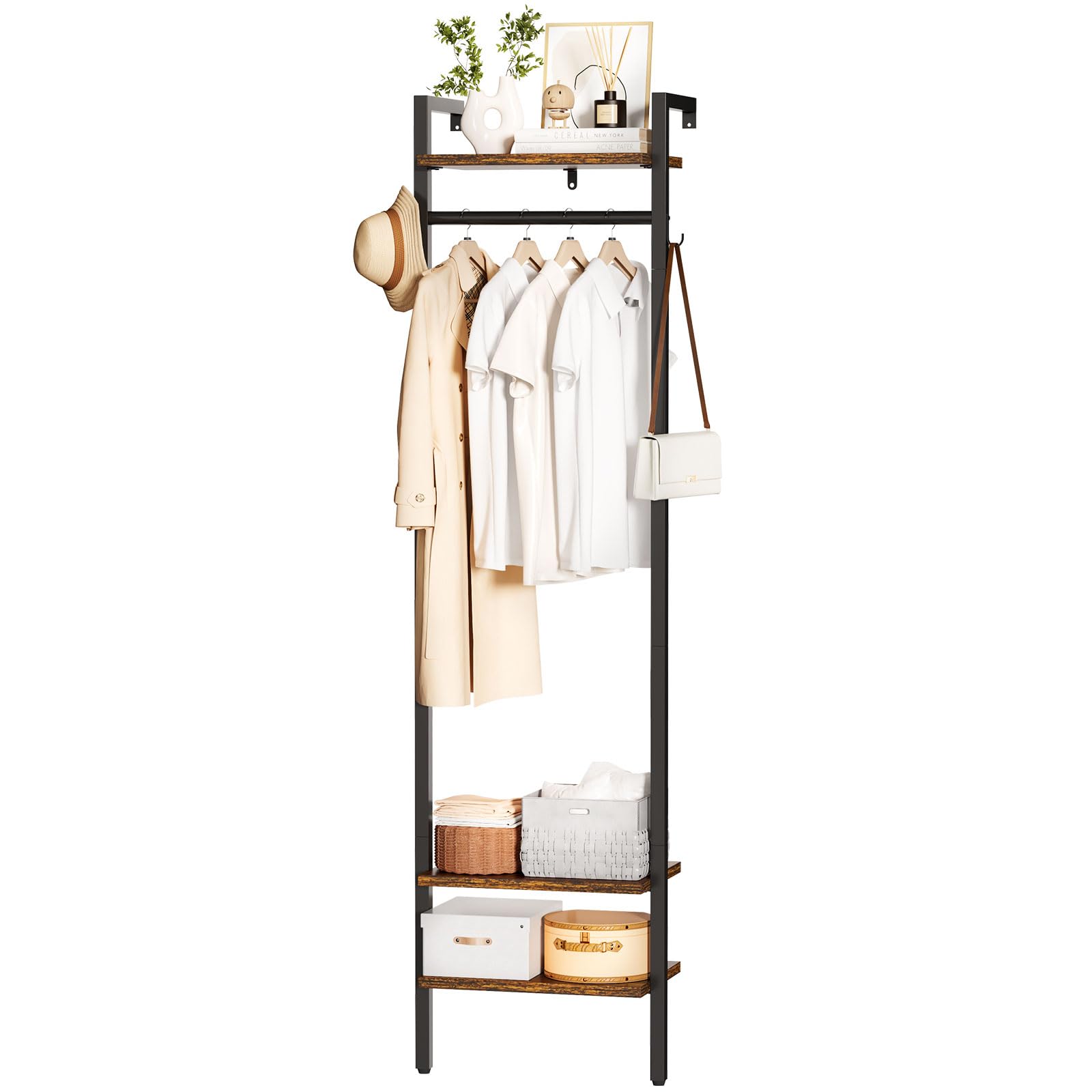 Ymyny Appendiabiti da Parete 180CM, Marrone Rustico