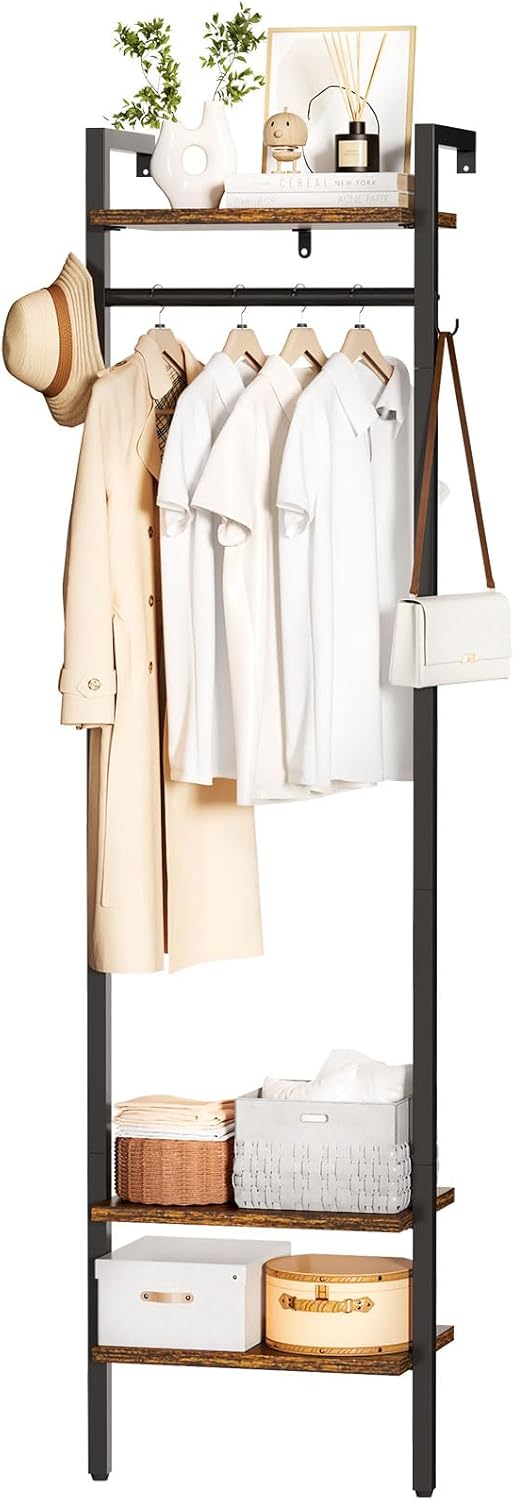 Ymyny Appendiabiti da Parete 180CM, Marrone Rustico - immagine 1